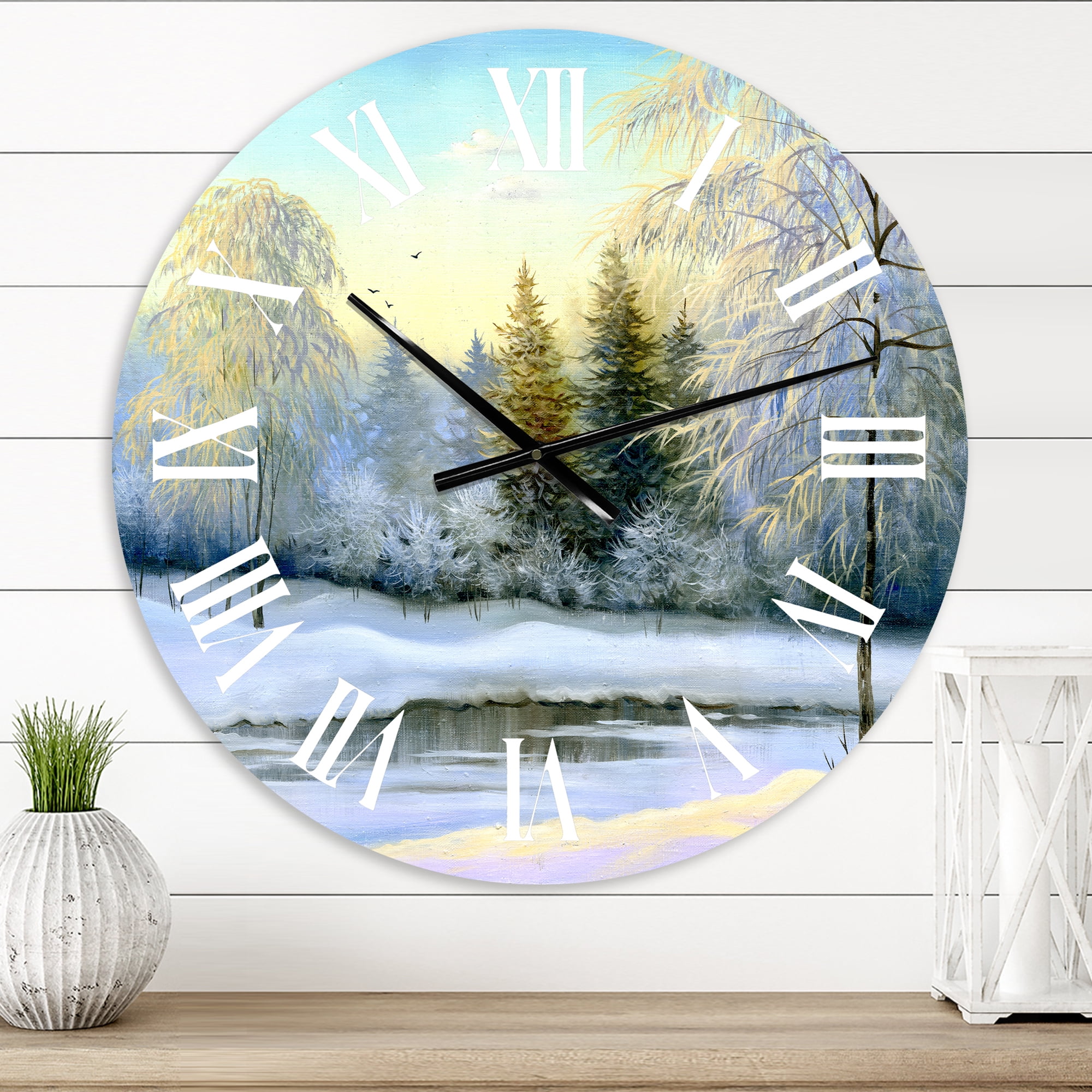 Designart 1 in Traditional Wall Clock