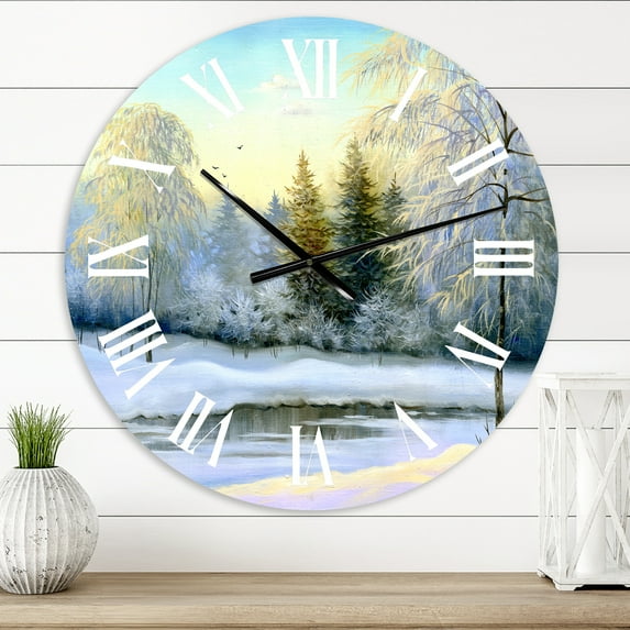 Designart 1 in Traditional Wall Clock