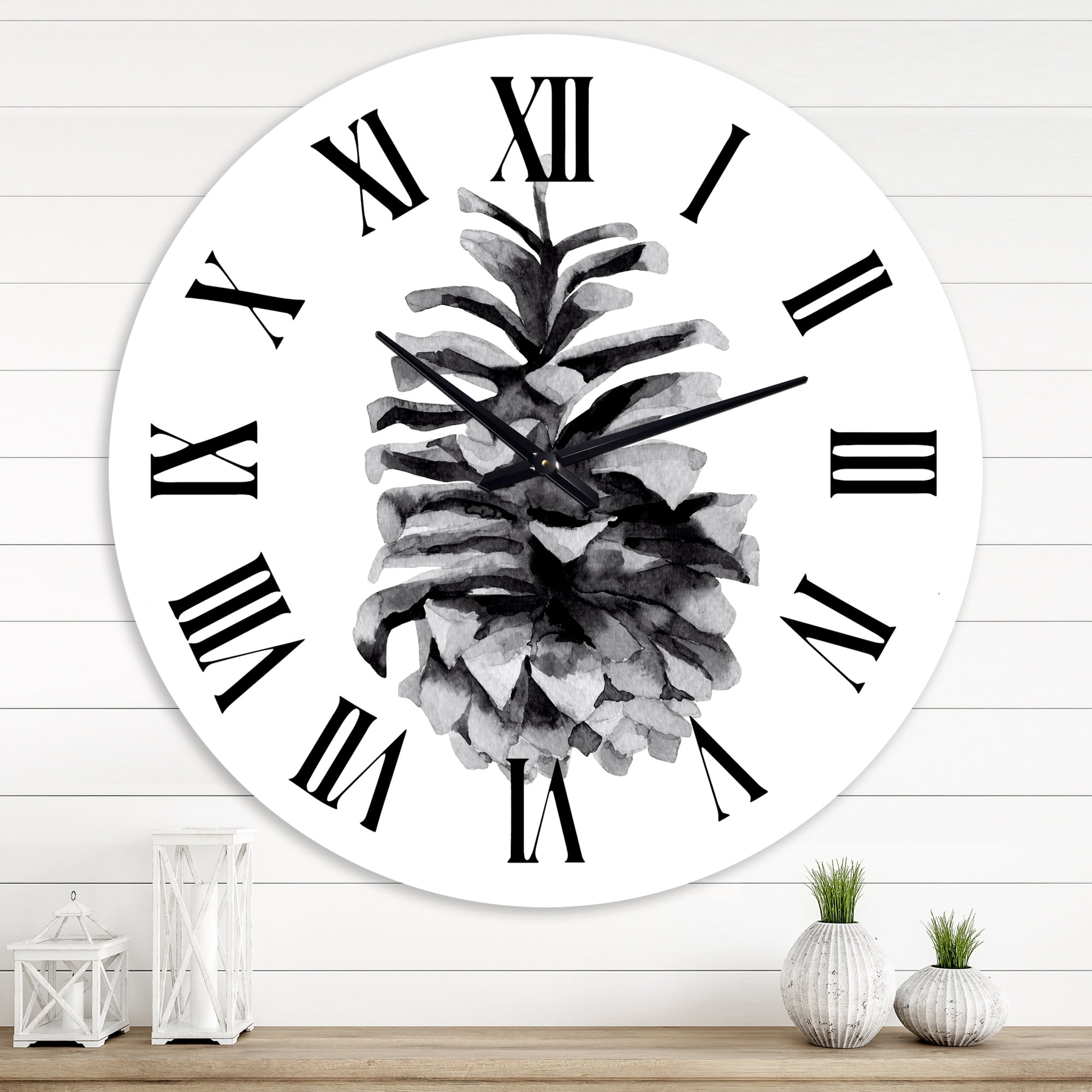 Designart 1 in Traditional Wall Clock