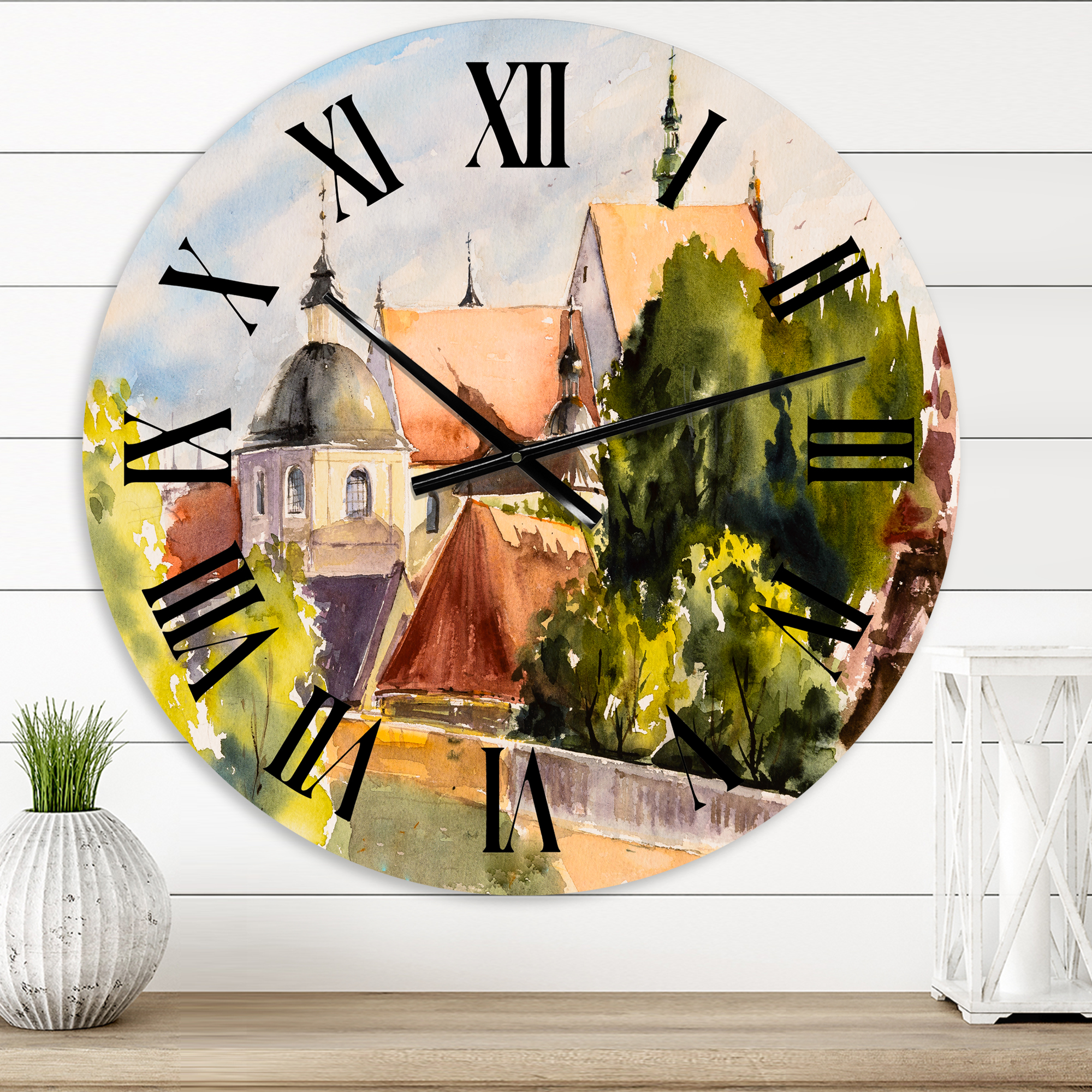 Designart 1 in Traditional Wall Clock