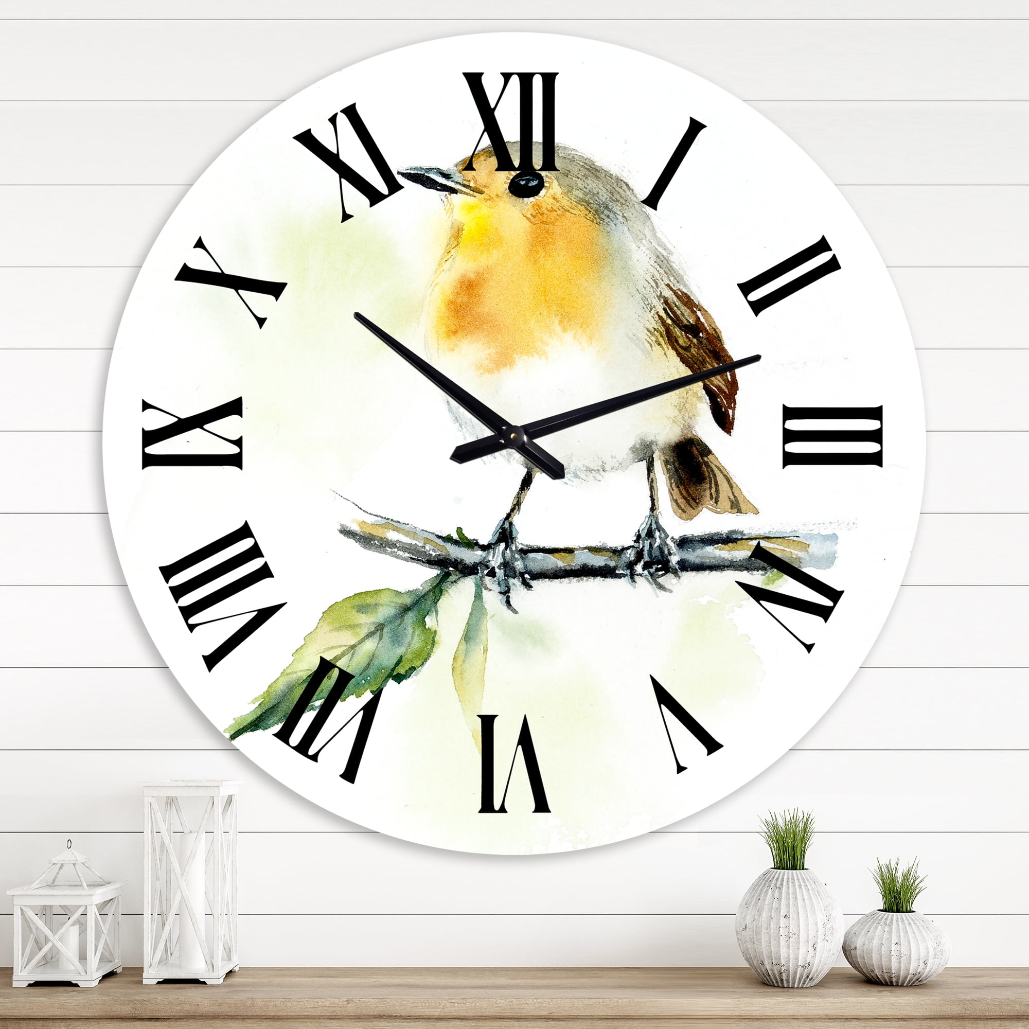 Designart 1 in Traditional Wall Clock