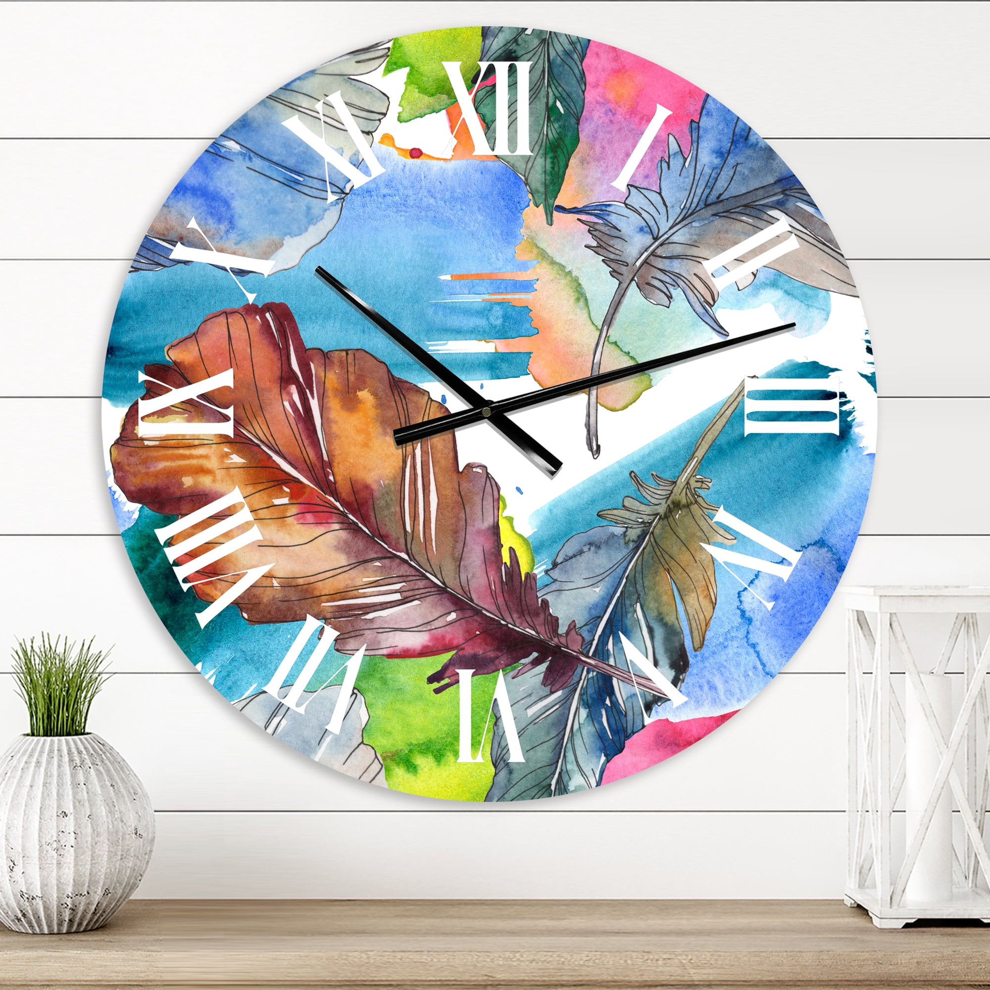 Designart 1 in Traditional Wall Clock