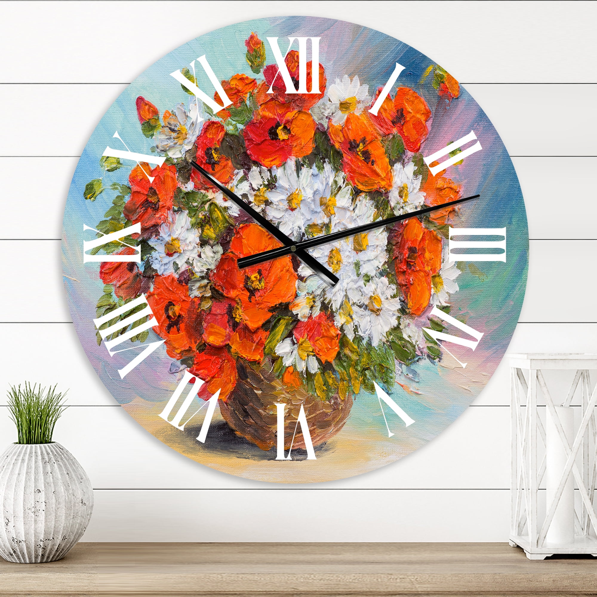 Designart 1 in Traditional Wall Clock