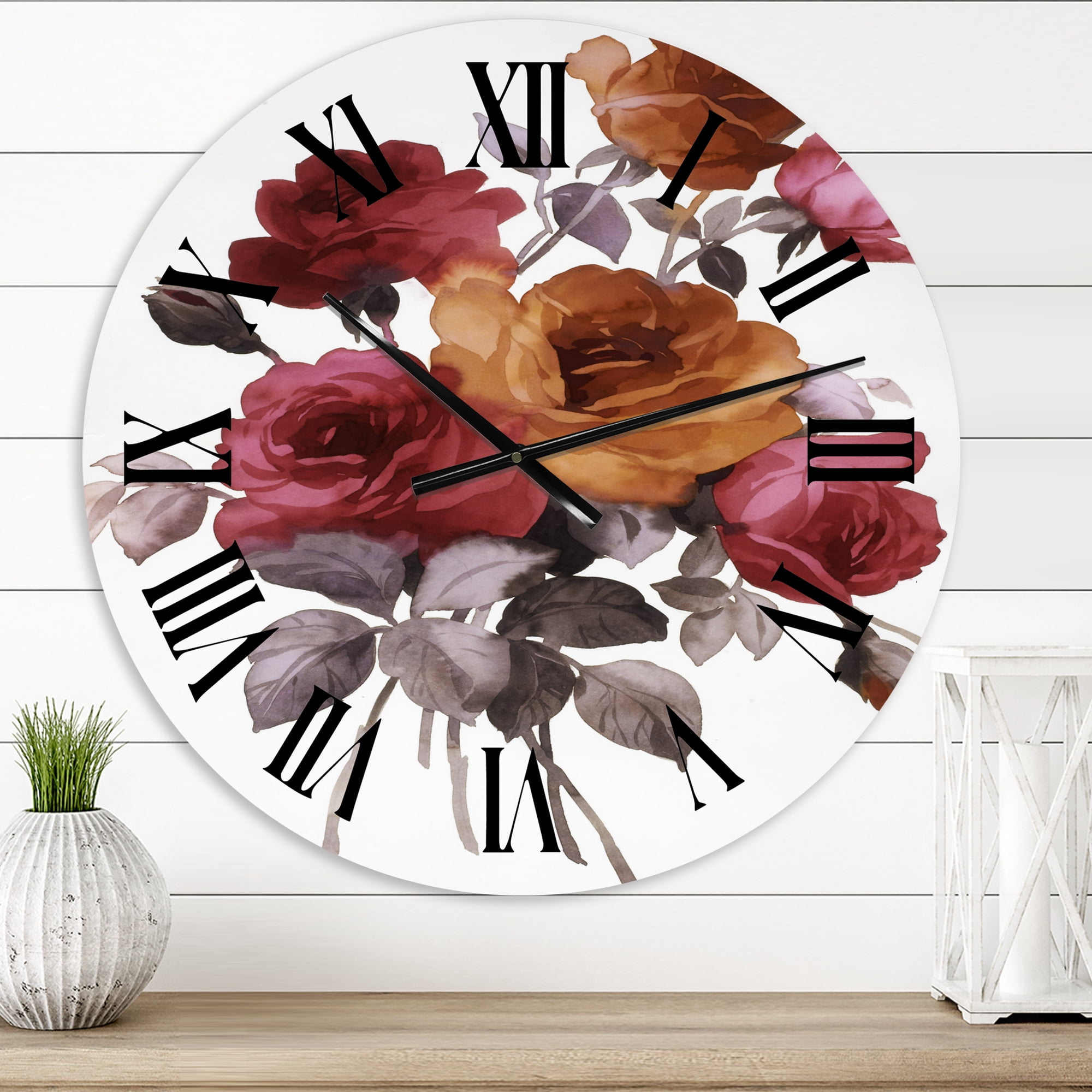 Designart 1 in Traditional Wall Clock