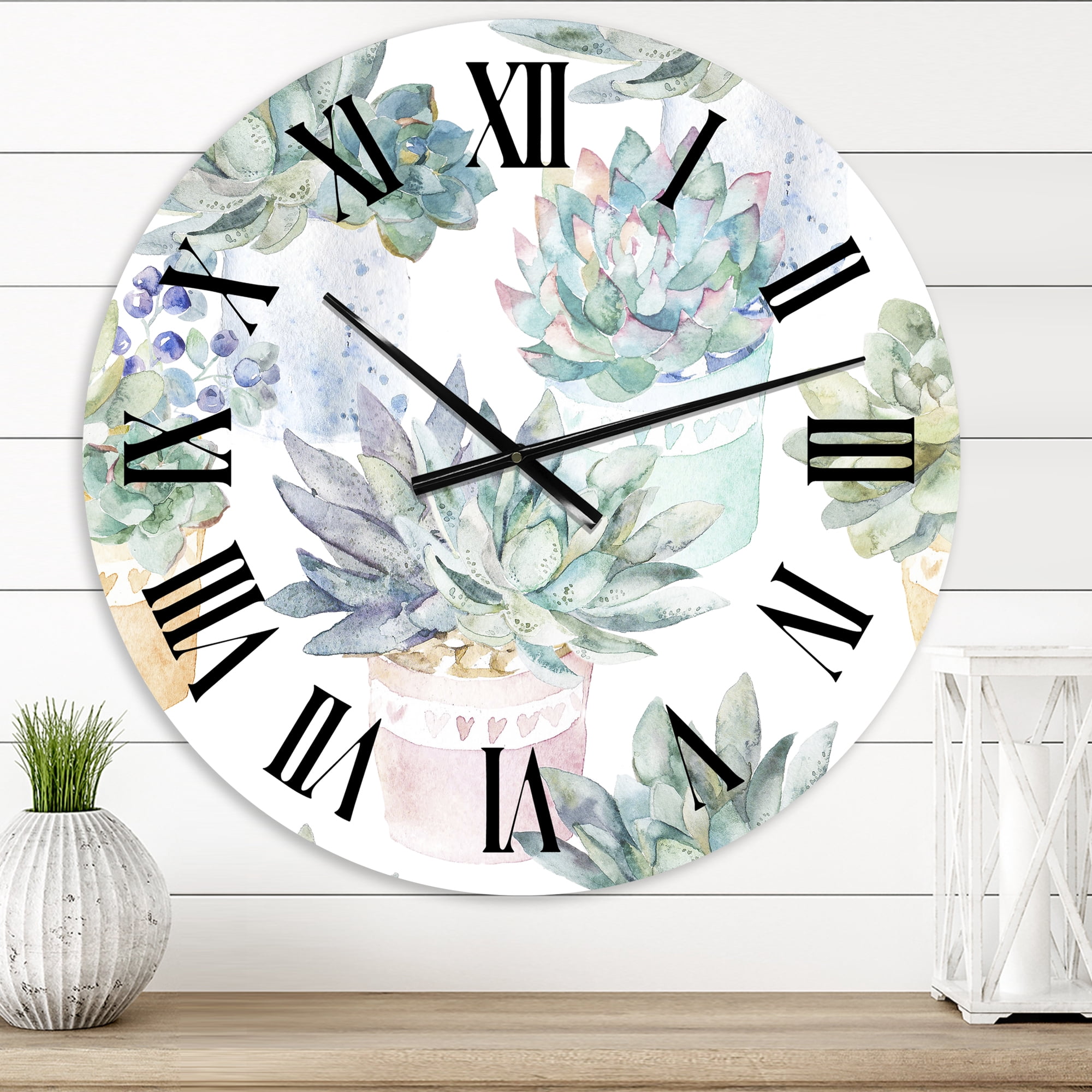 Designart 1 in Traditional Wall Clock