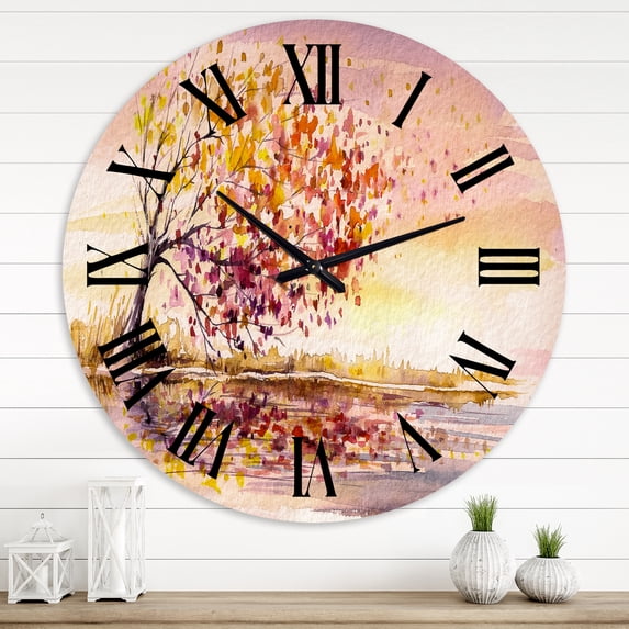 Designart 1 in Traditional Wall Clock