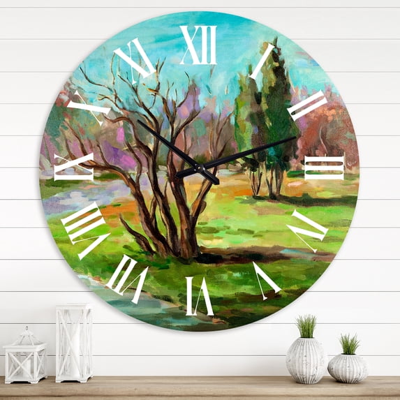 Designart 1 in Traditional Wall Clock