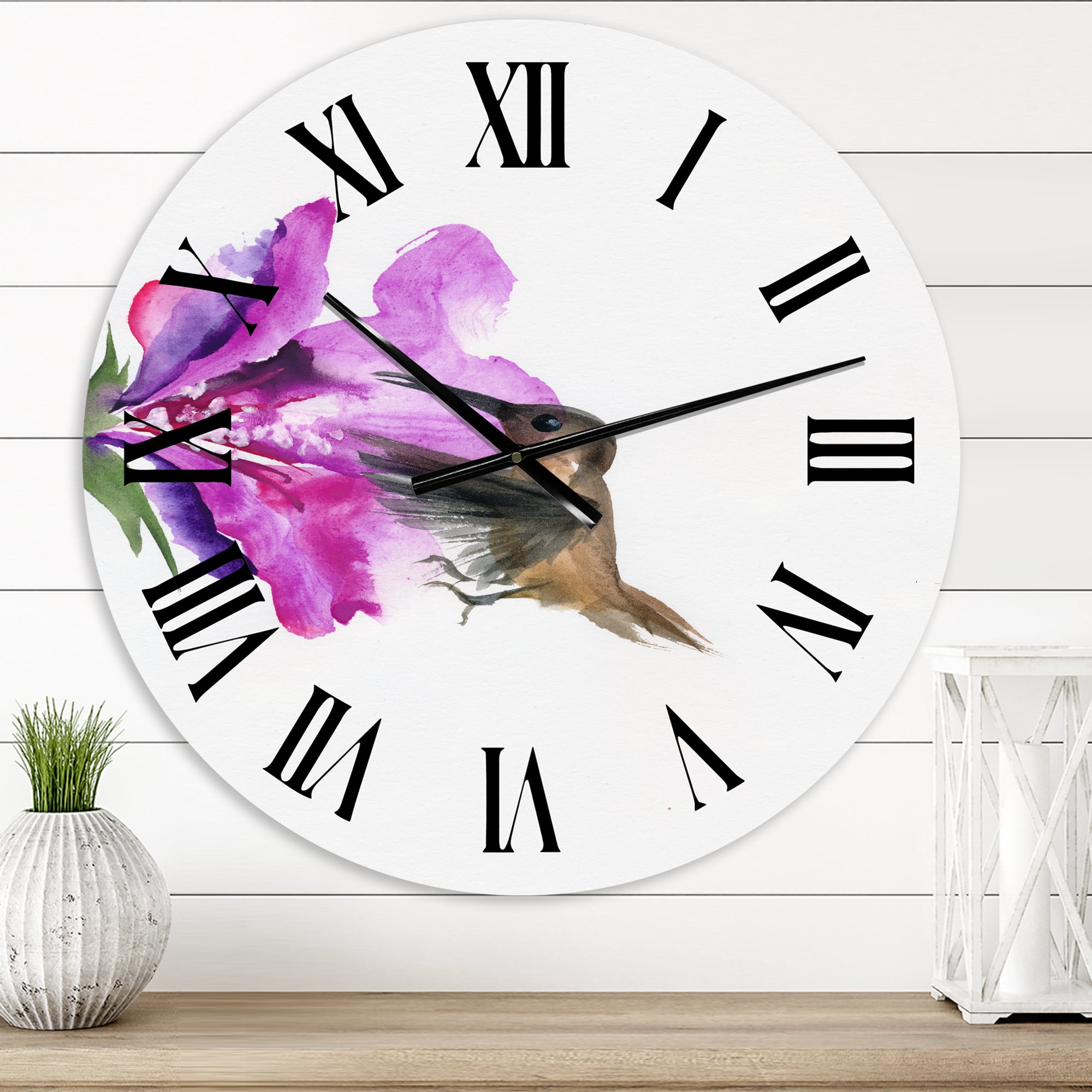Designart 1 in Traditional Wall Clock