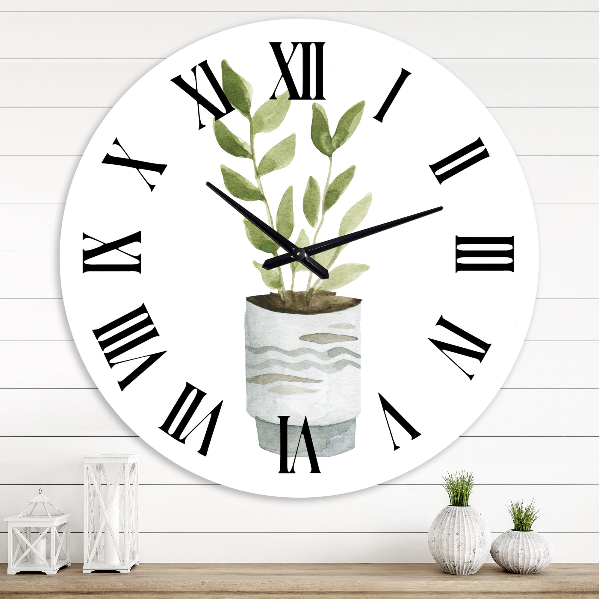 Designart 1 in Traditional Wall Clock