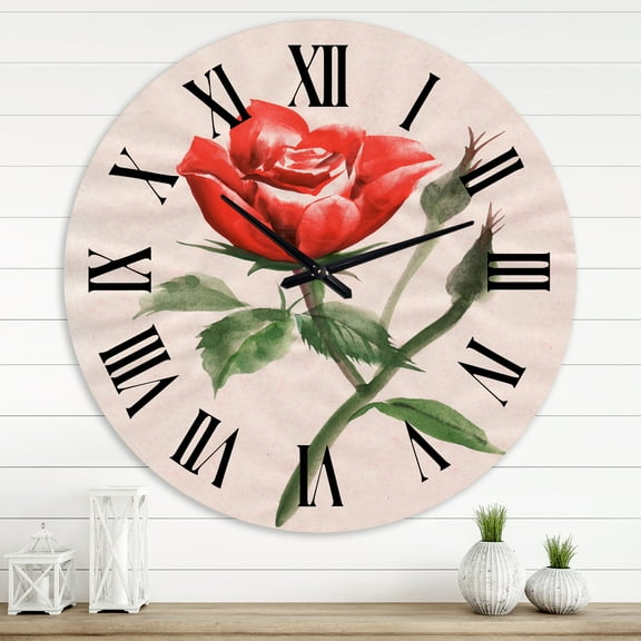 Designart 1 in Traditional Wall Clock