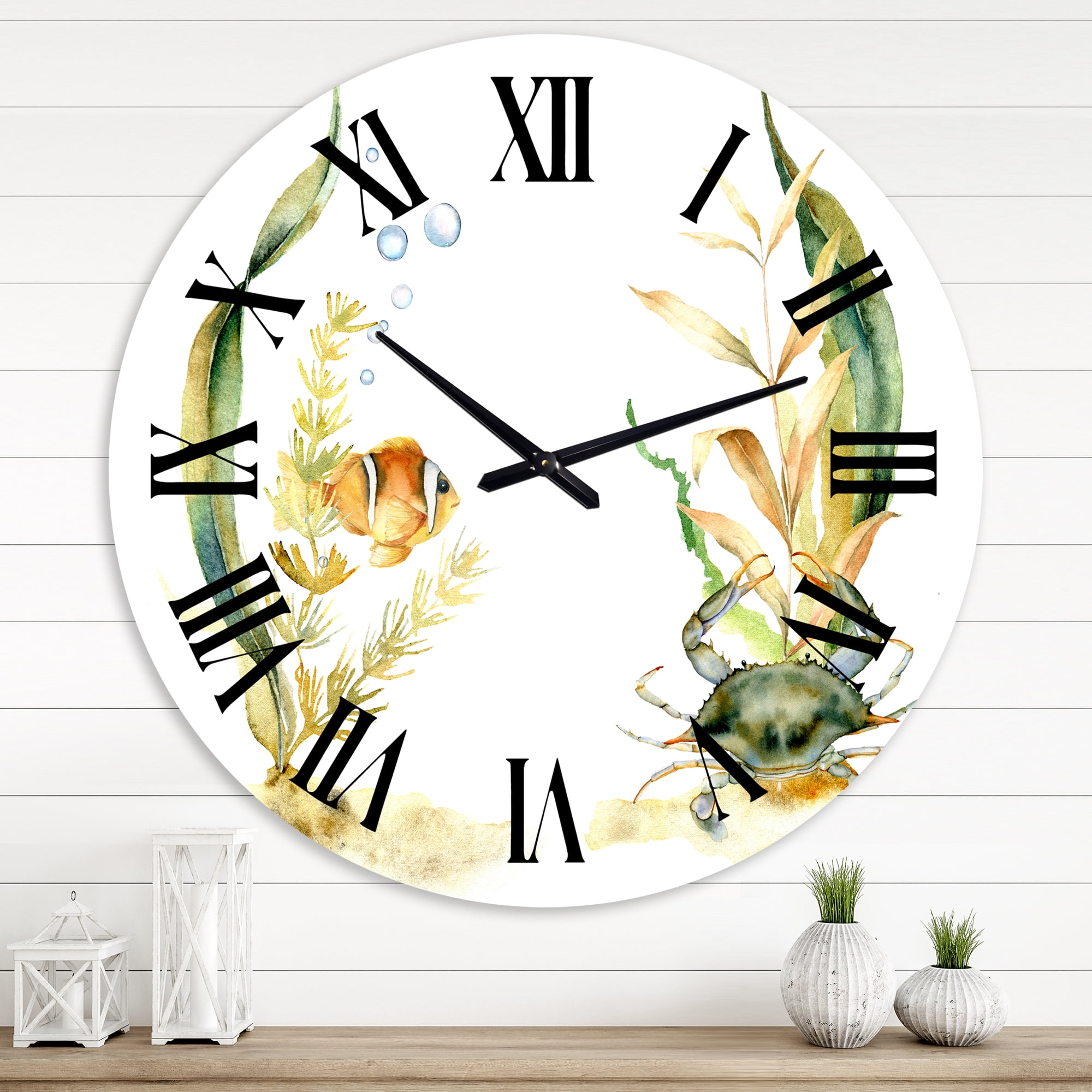 Designart 1 in Traditional Wall Clock