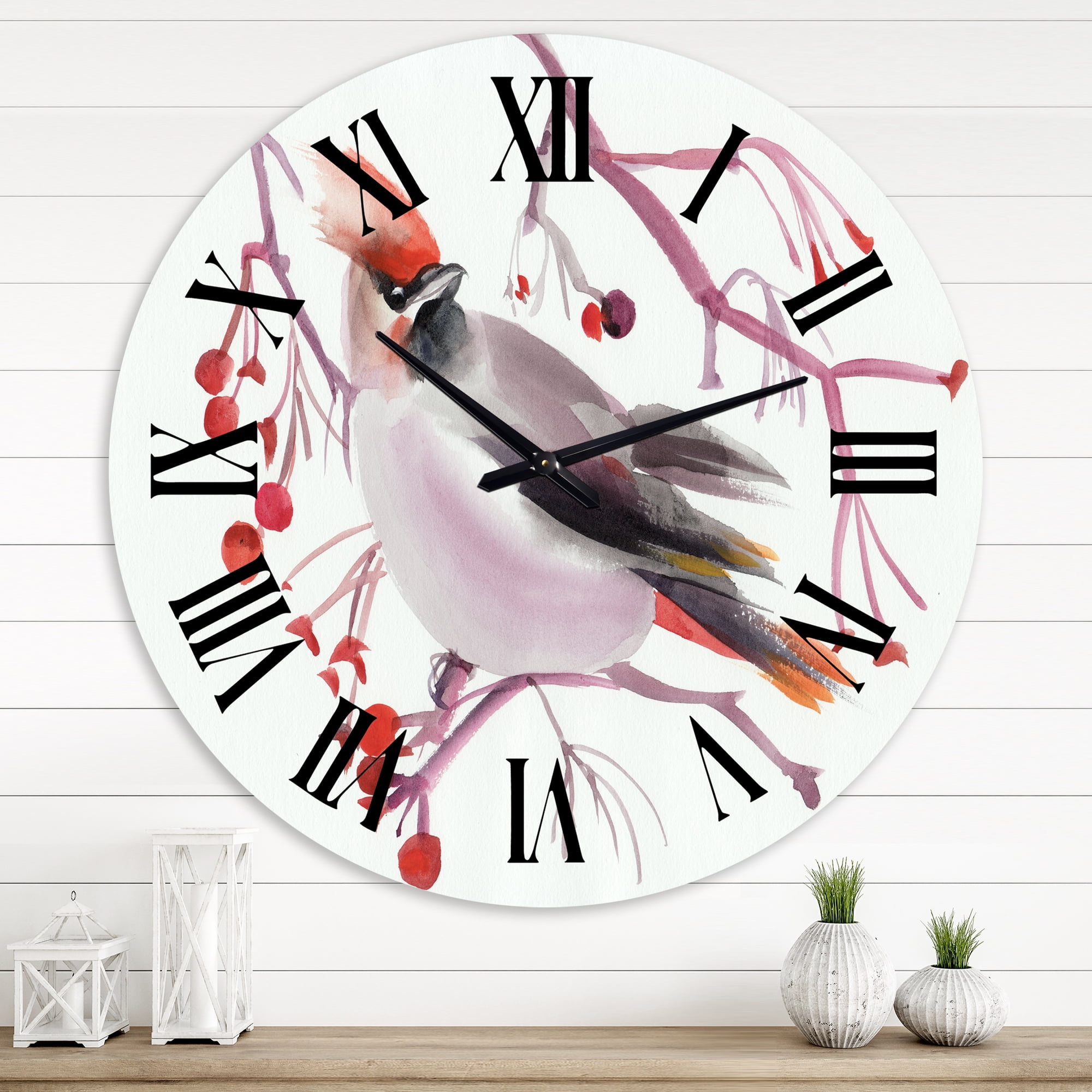 Designart 1 in Traditional Wall Clock