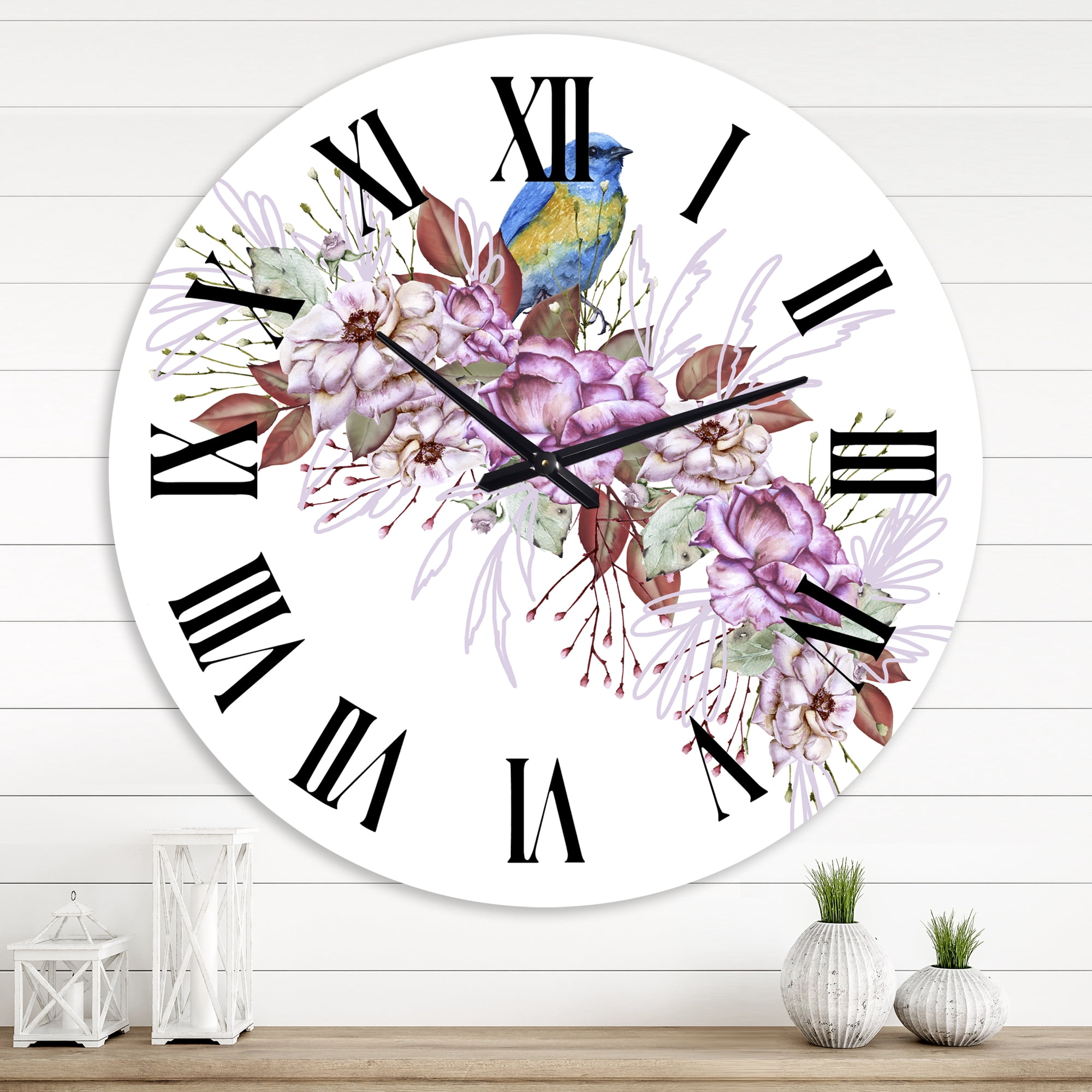 Designart 1 in Traditional Wall Clock