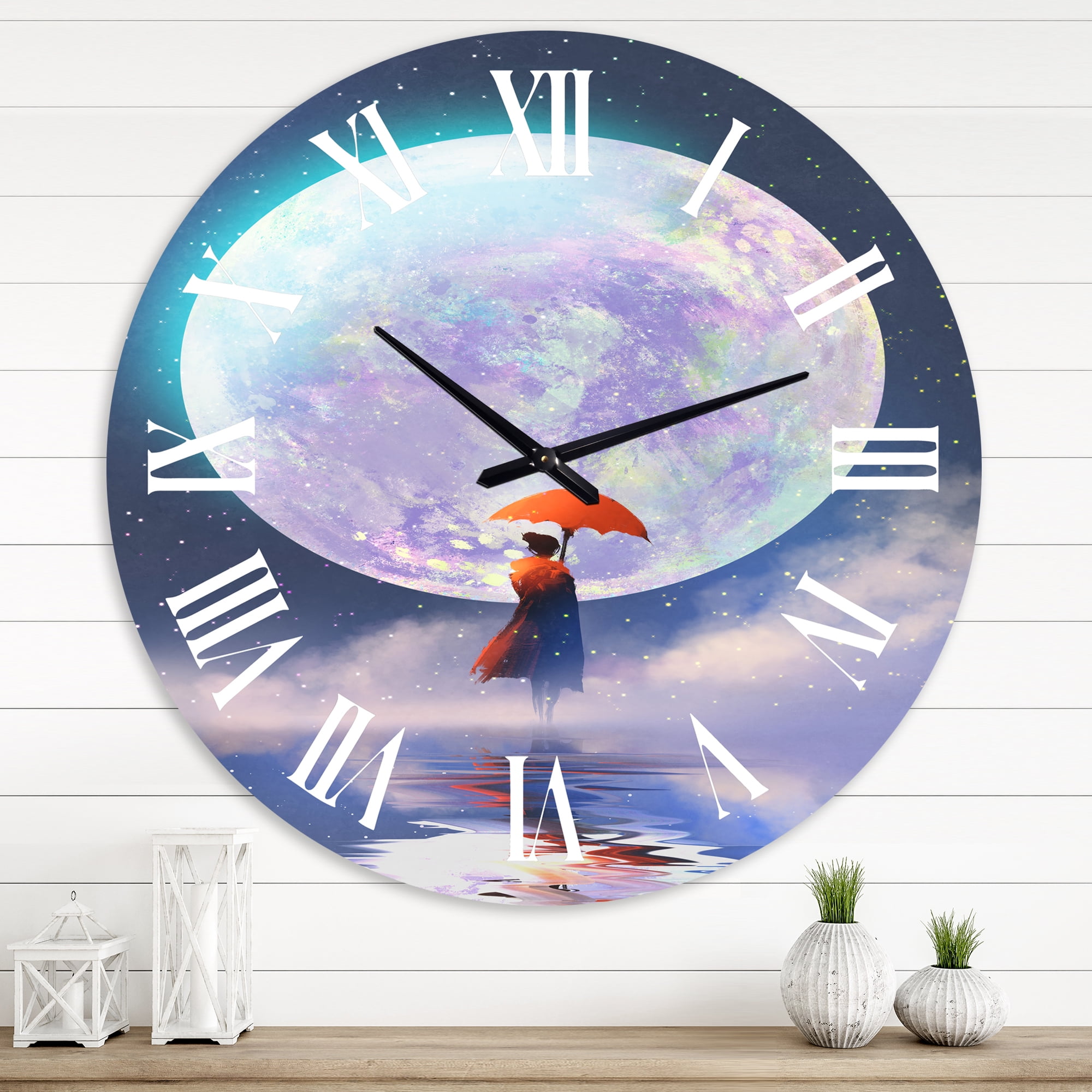 Designart 1 in Traditional Wall Clock