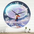 thumbnail image 1 of Designart 1 in Traditional Wall Clock, 1 of 5