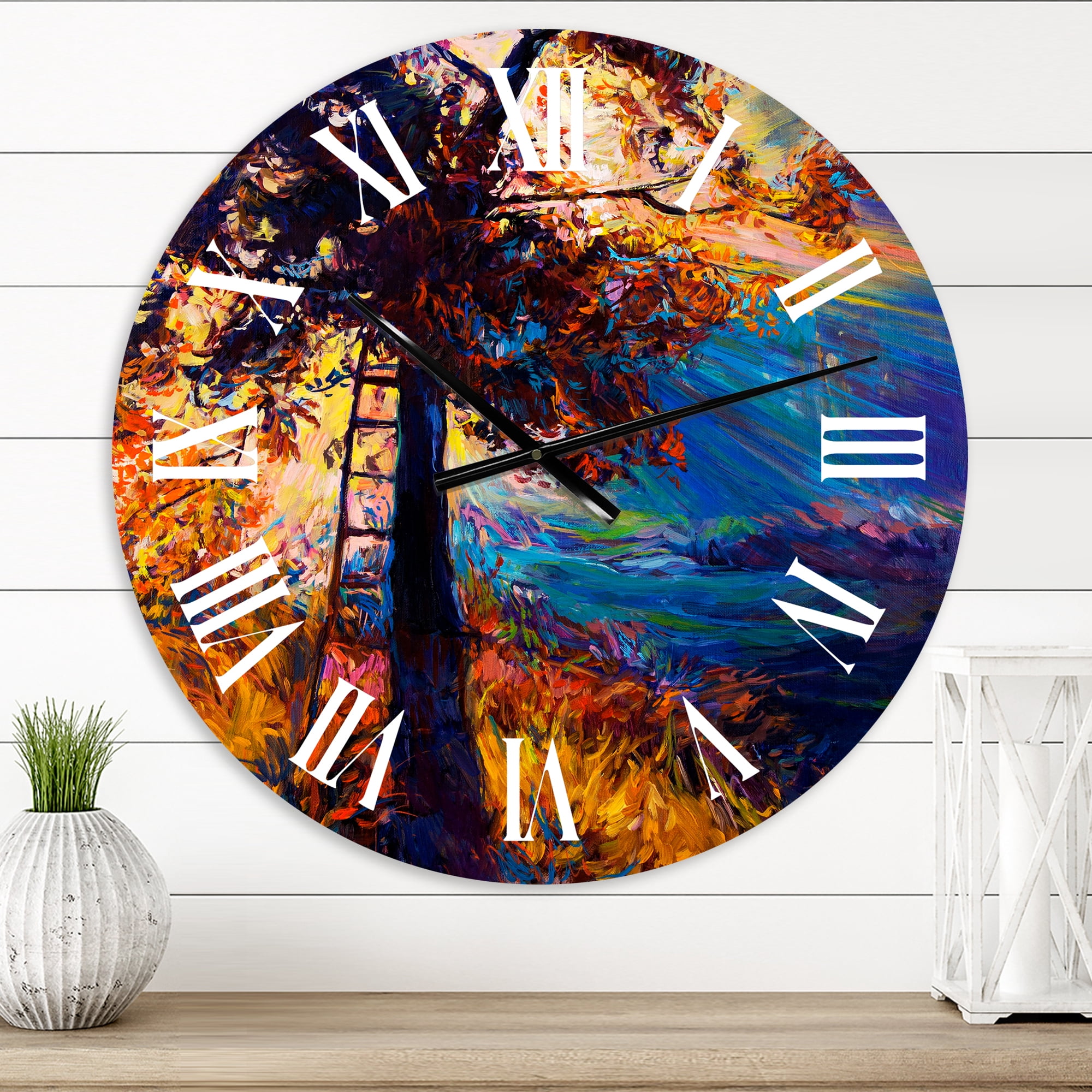 Designart 1 in Traditional Wall Clock