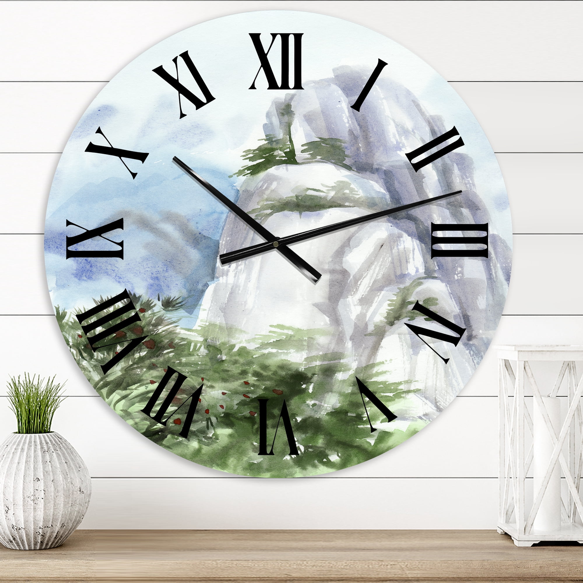 Designart 1 in Traditional Wall Clock