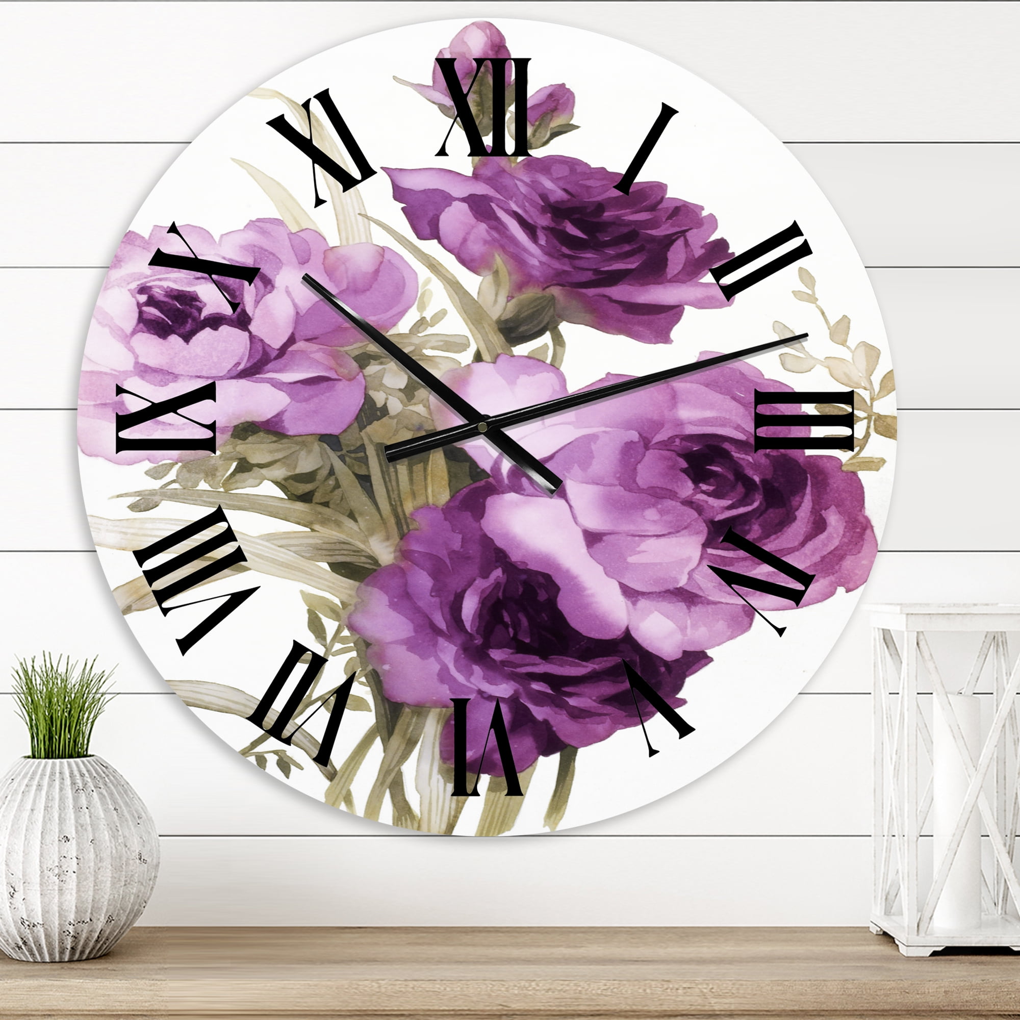 Designart 1 in Traditional Wall Clock