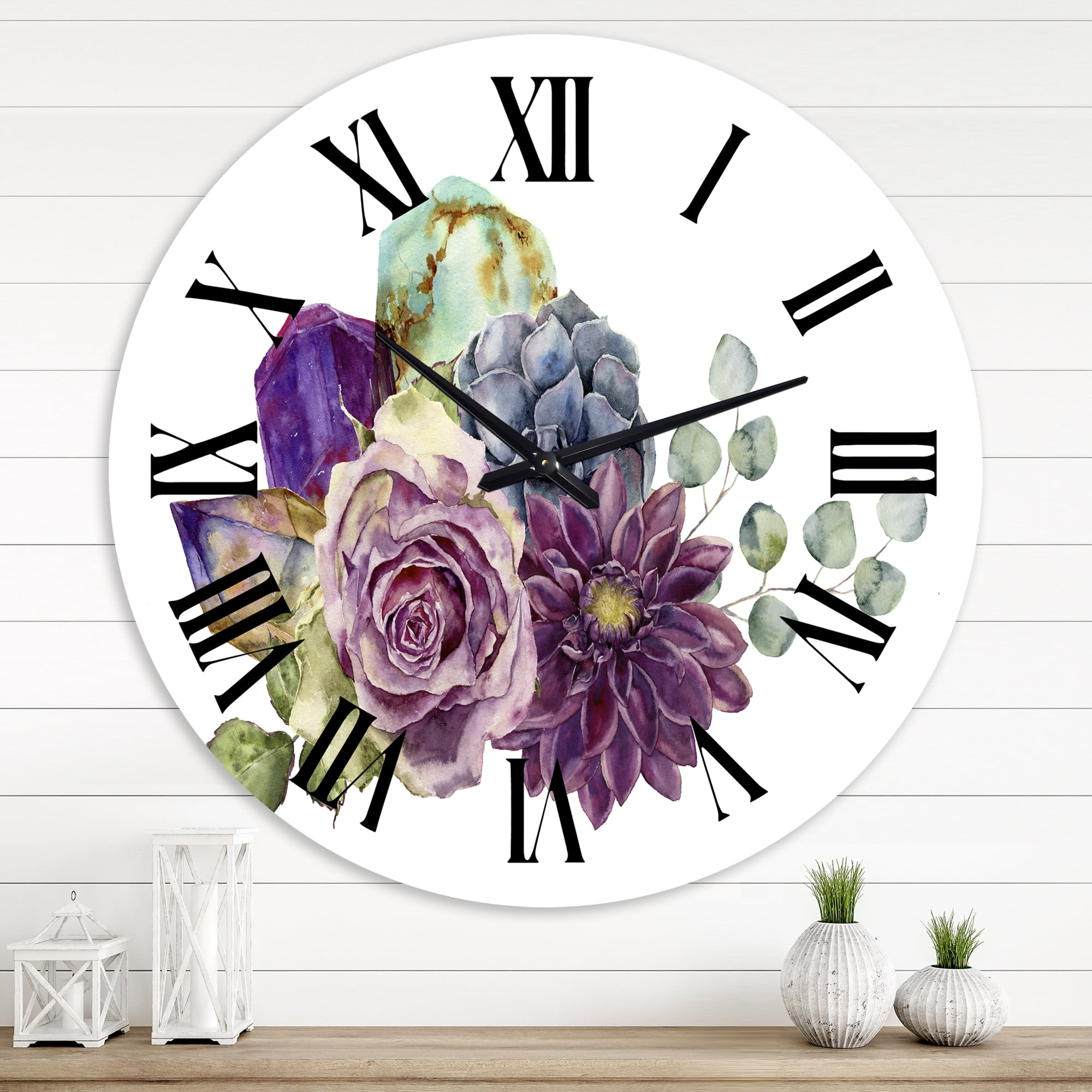 Designart 1 in Traditional Wall Clock