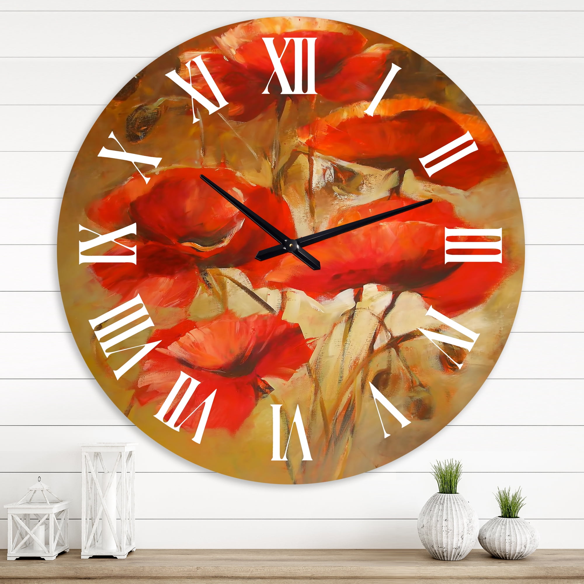 Designart 1 in Traditional Wall Clock