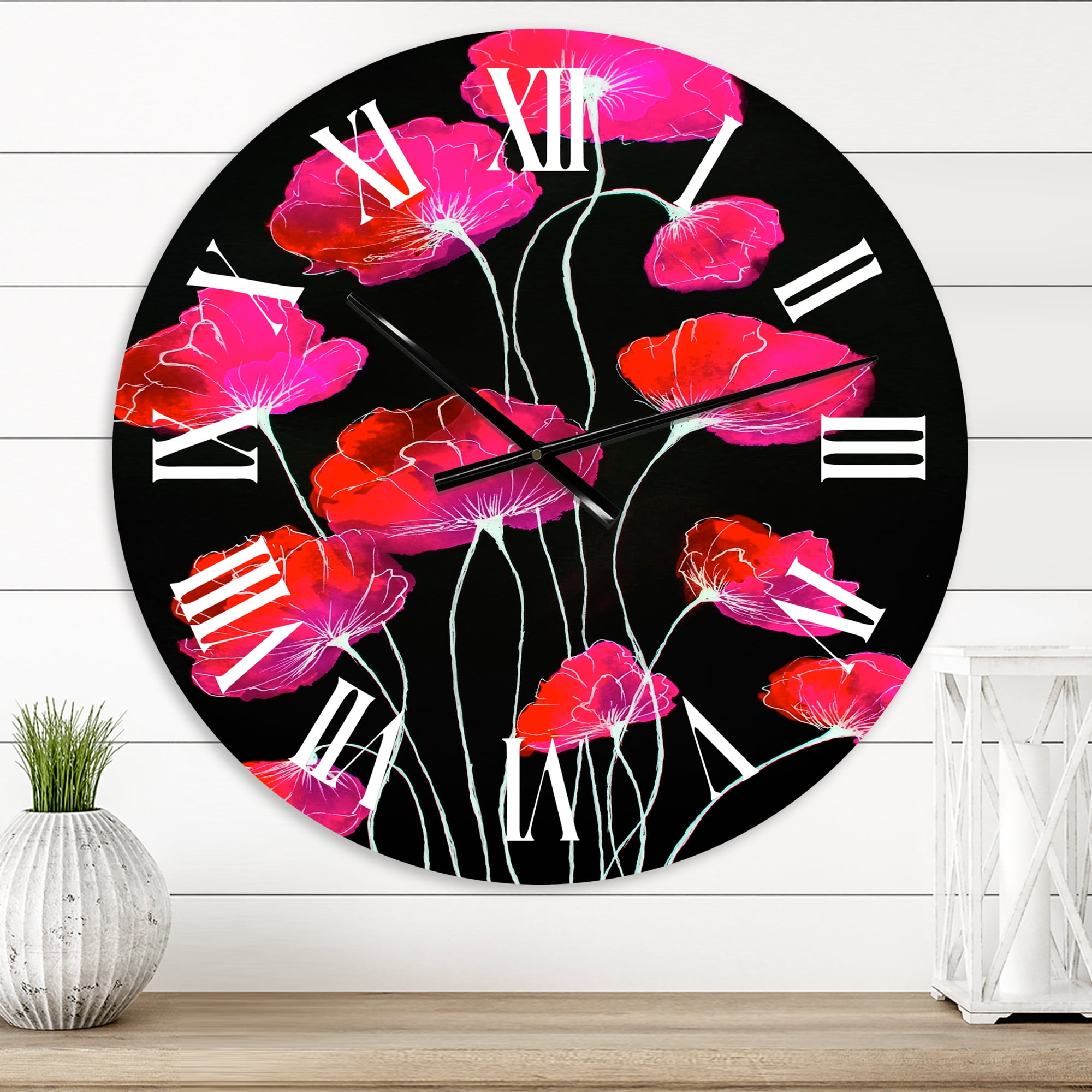 Designart 1 in Traditional Wall Clock