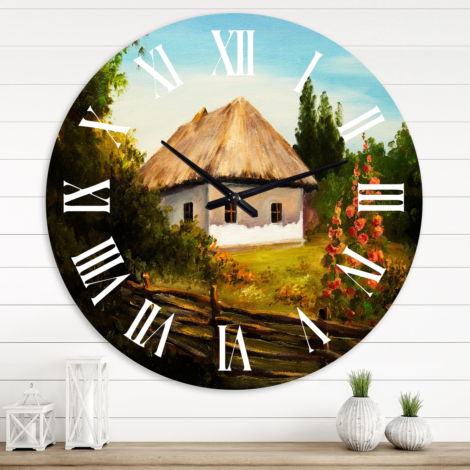 Designart 1 in Traditional Wall Clock