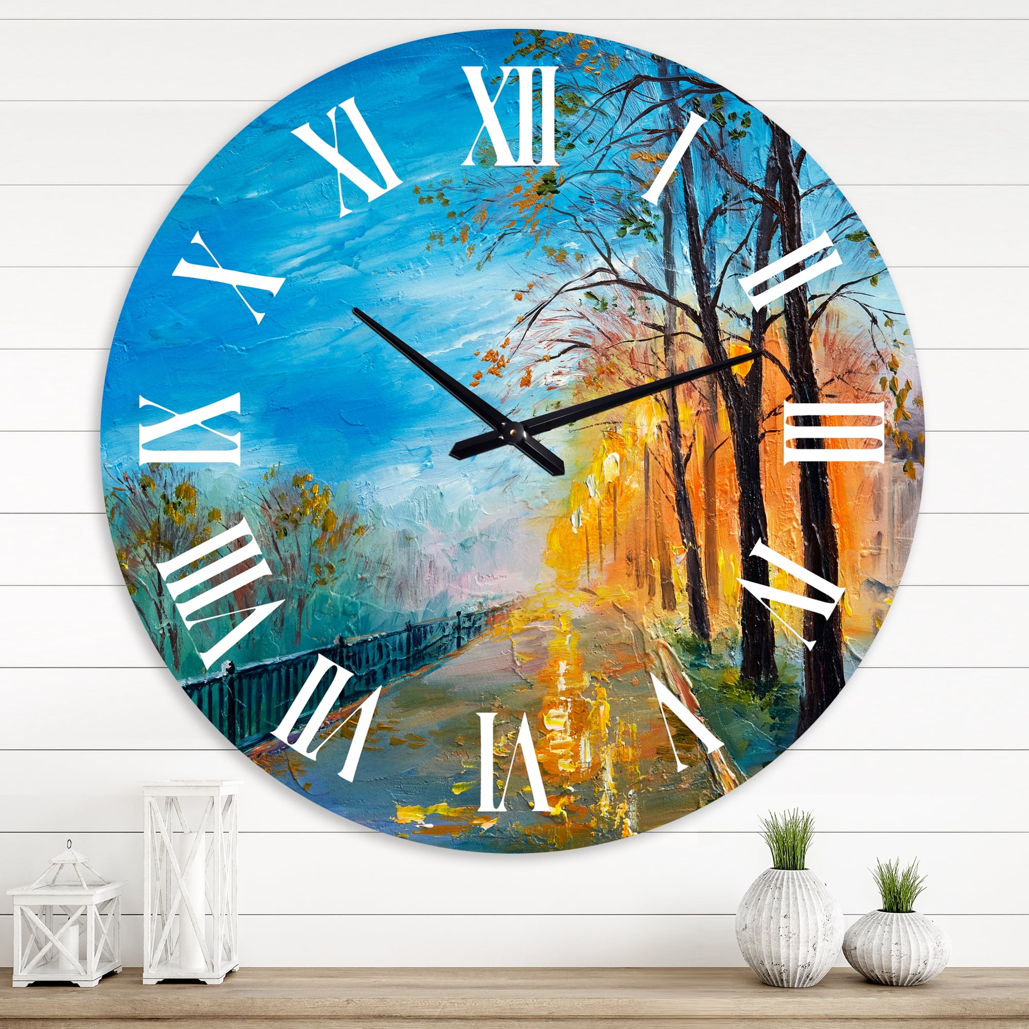 Designart 1 in Traditional Wall Clock