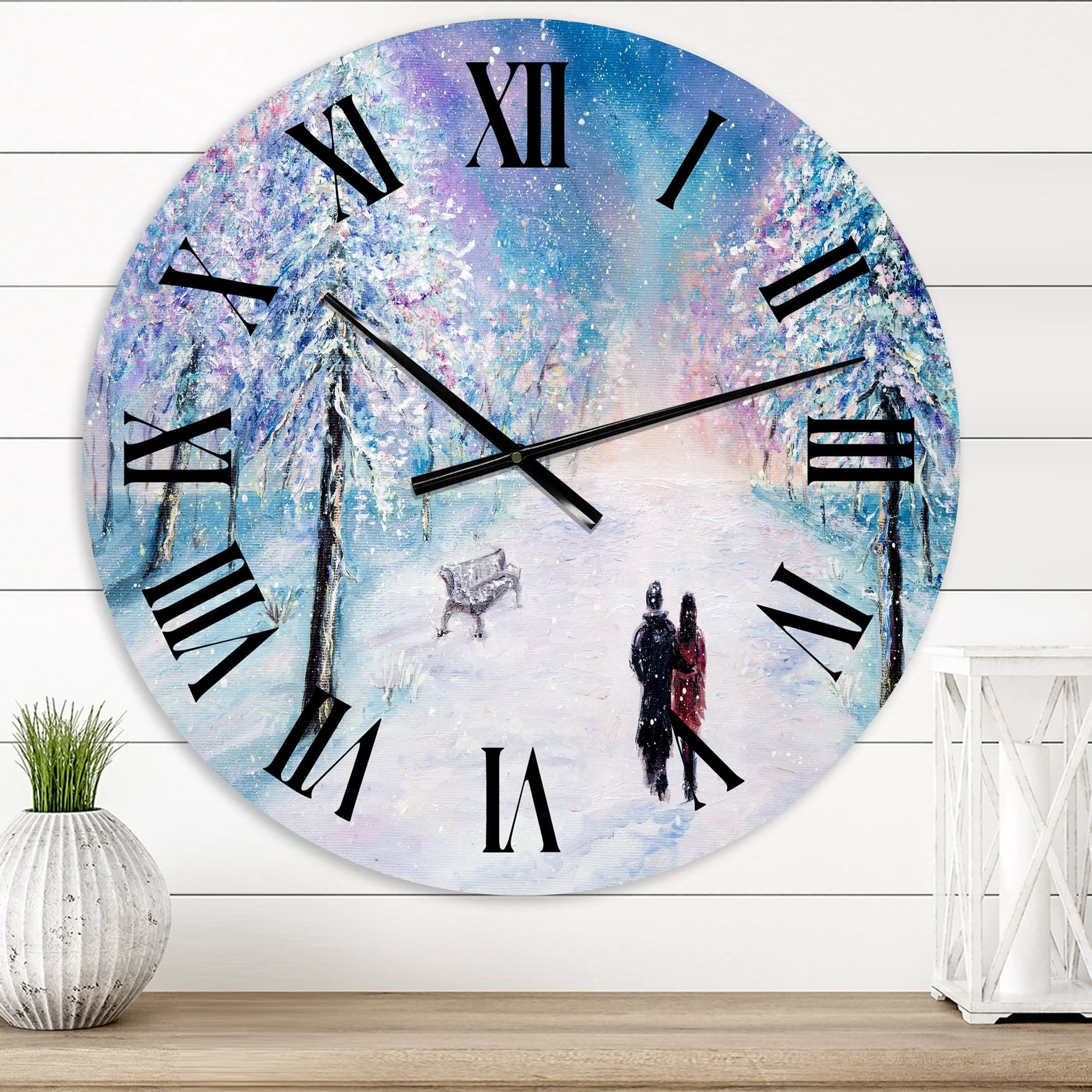Designart 1 in Traditional Wall Clock