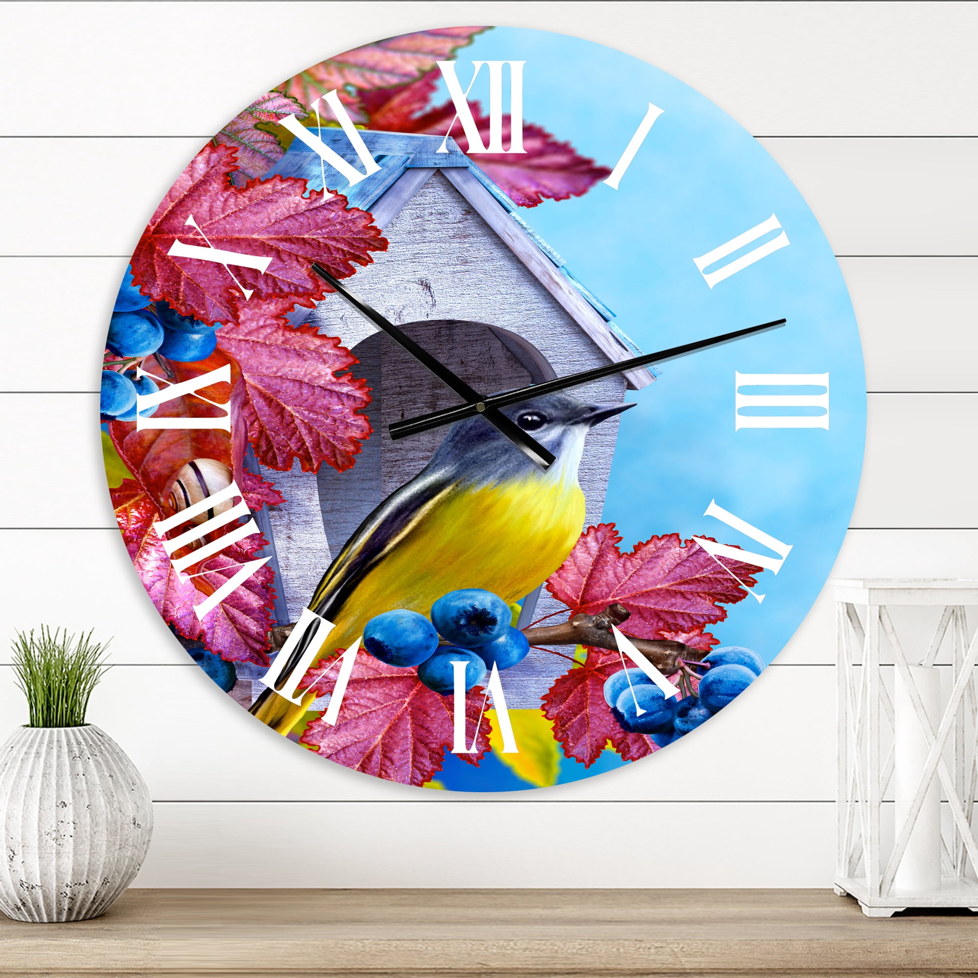 Designart 1 in Traditional Wall Clock