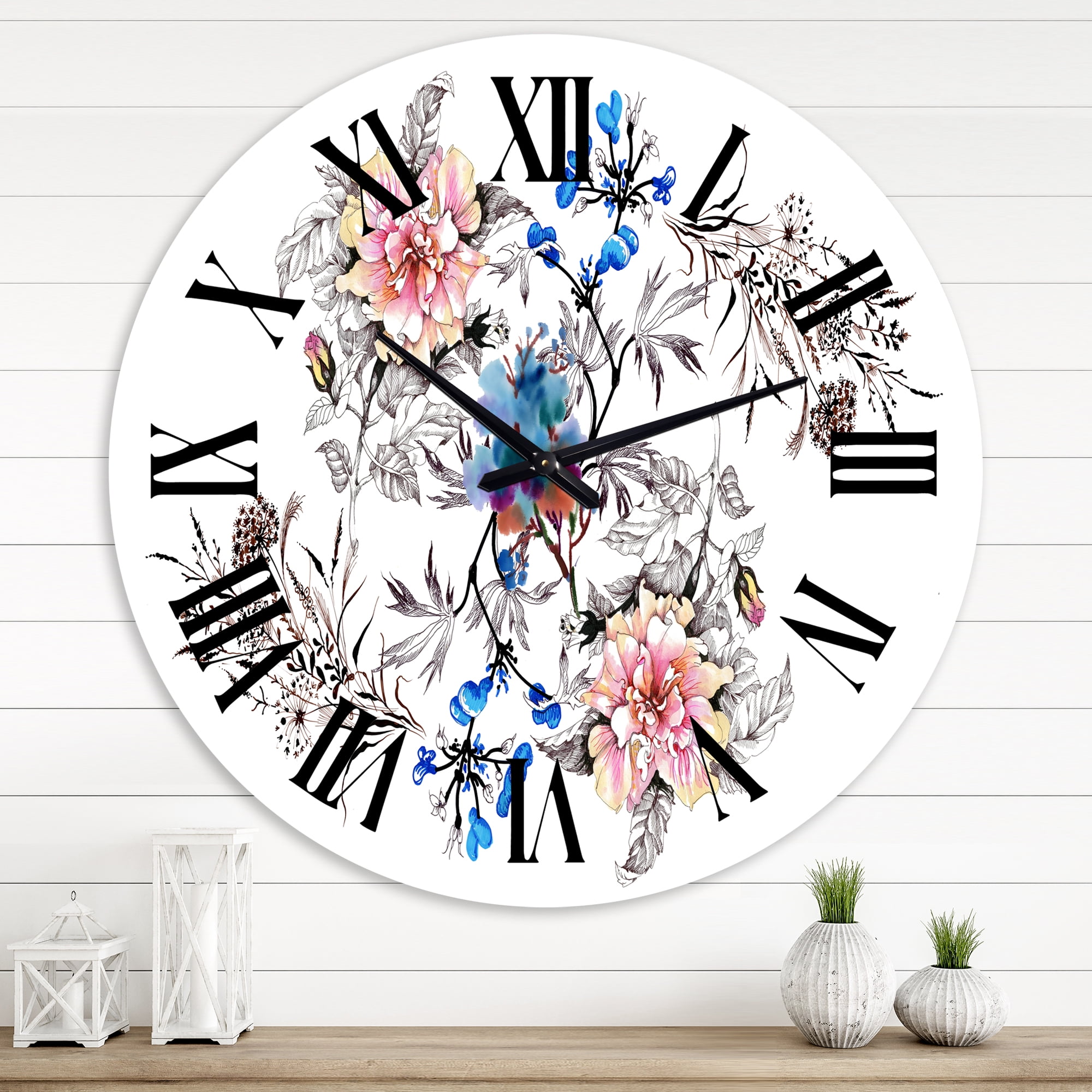 Designart 1 in Traditional Wall Clock