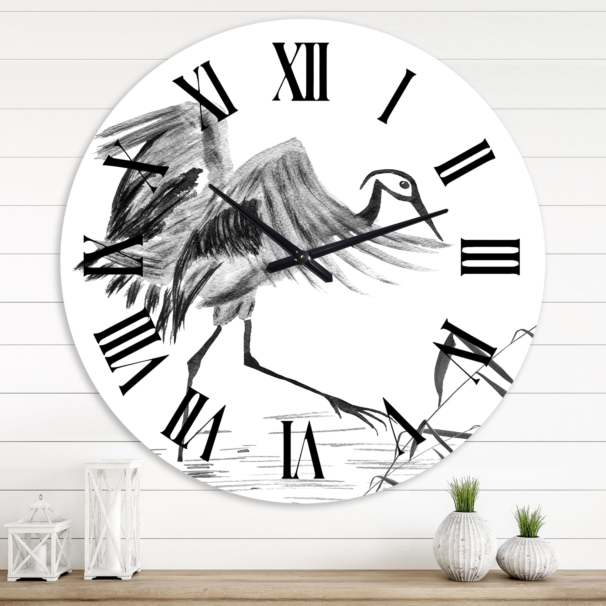 Designart 1 in Traditional Wall Clock