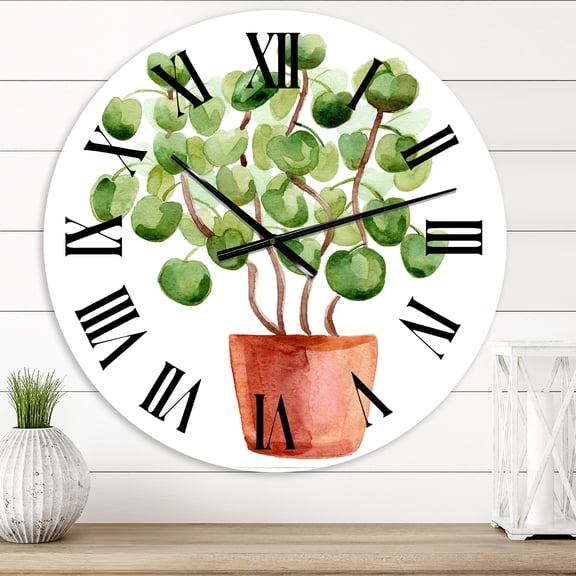 Designart 1 in Traditional Wall Clock