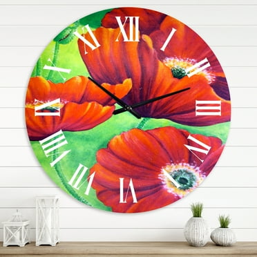Designart 1 in Traditional Wall Clock