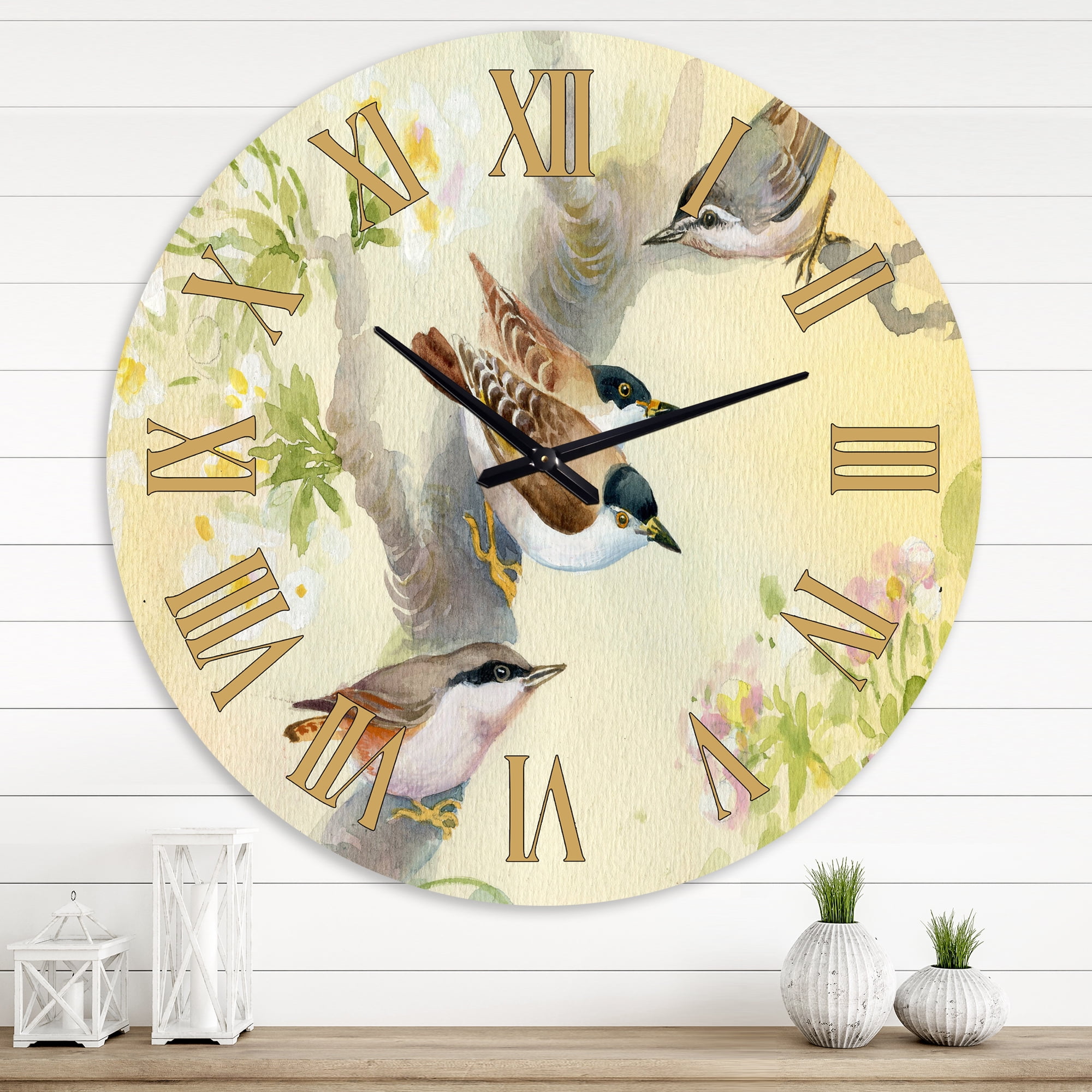Designart 1 in Traditional Wall Clock