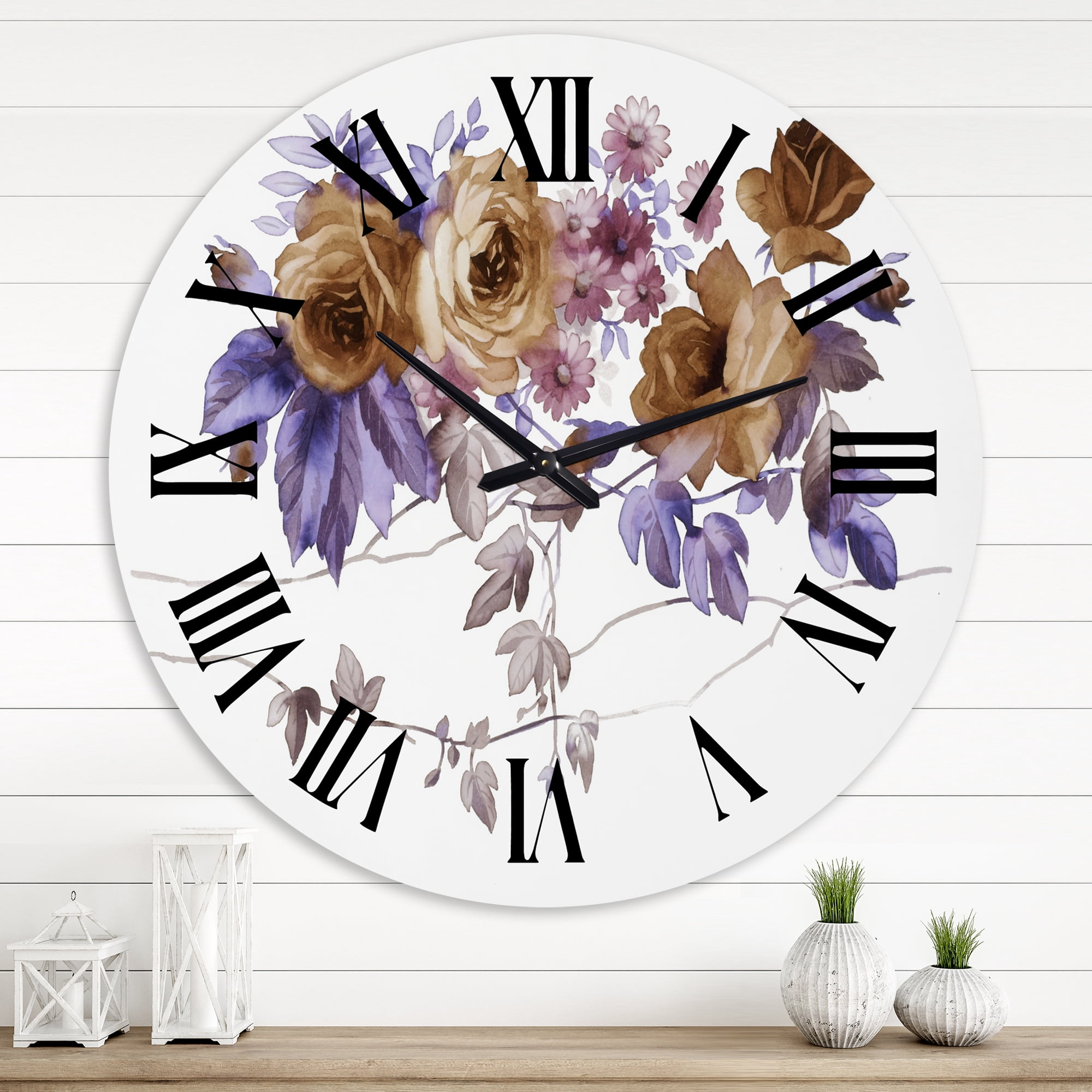 Designart 1 in Traditional Wall Clock