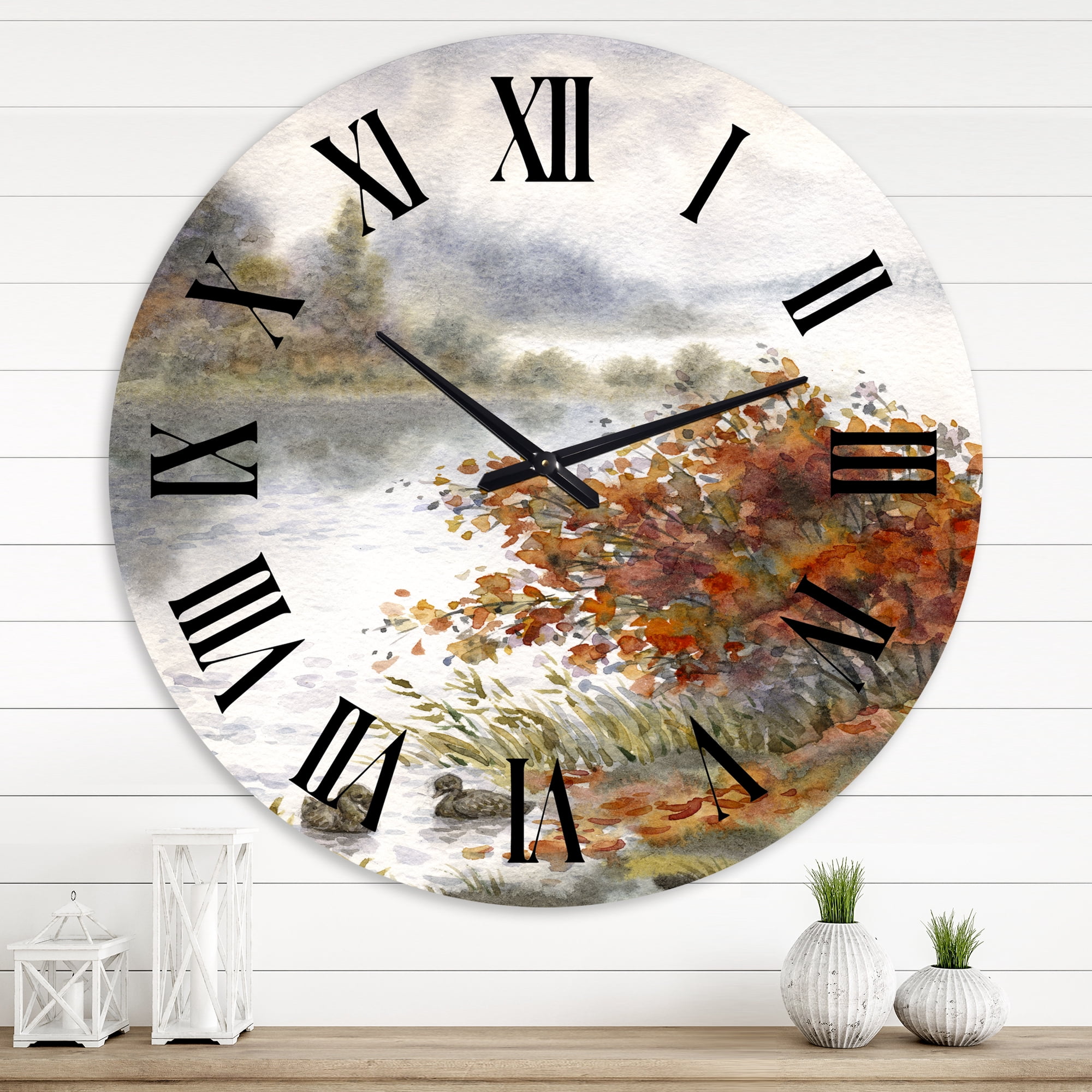 Designart 1 in Traditional Wall Clock