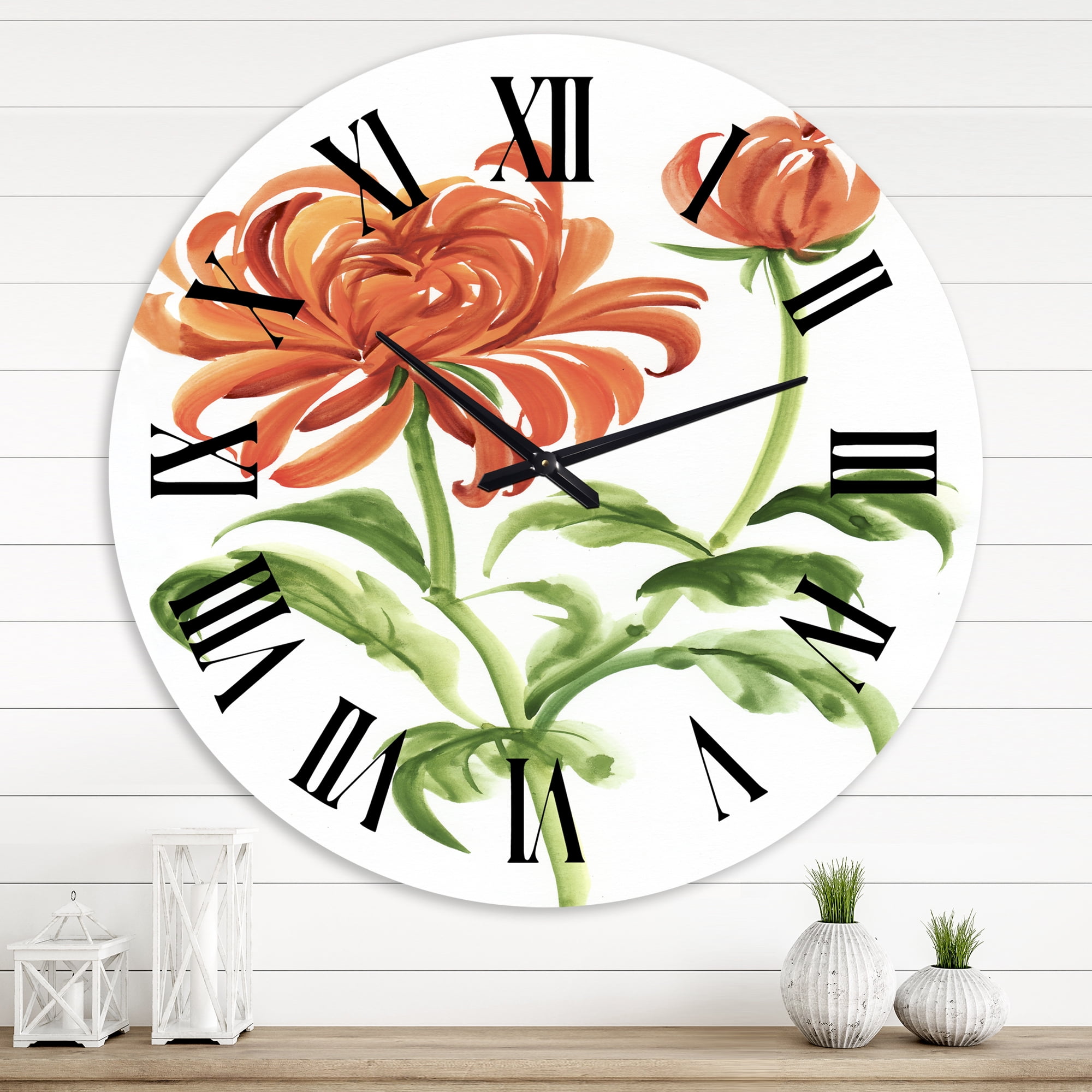 Designart 1 in Traditional Wall Clock
