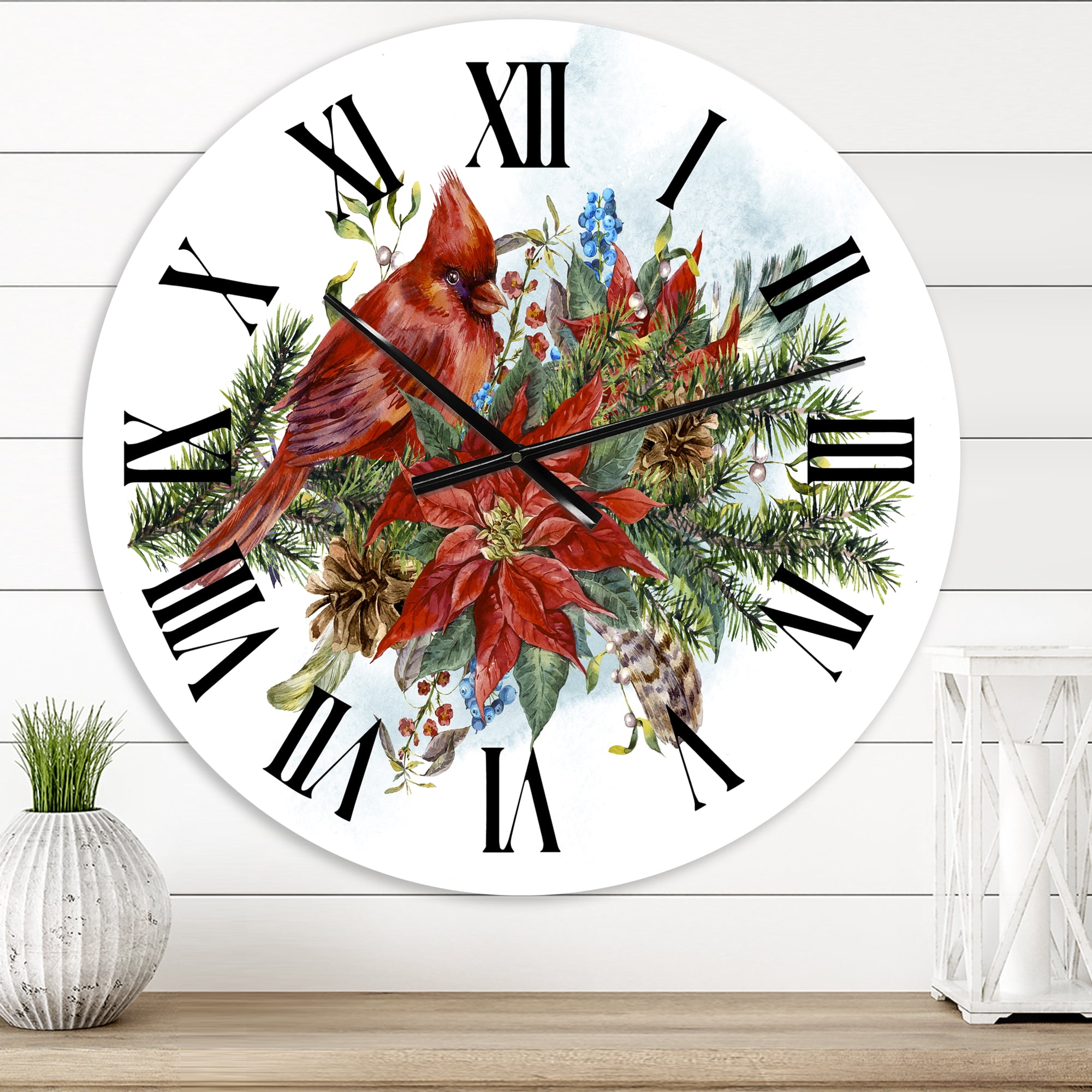 Designart 1 in Traditional Wall Clock