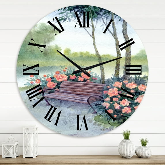 Designart 1 in Traditional Wall Clock