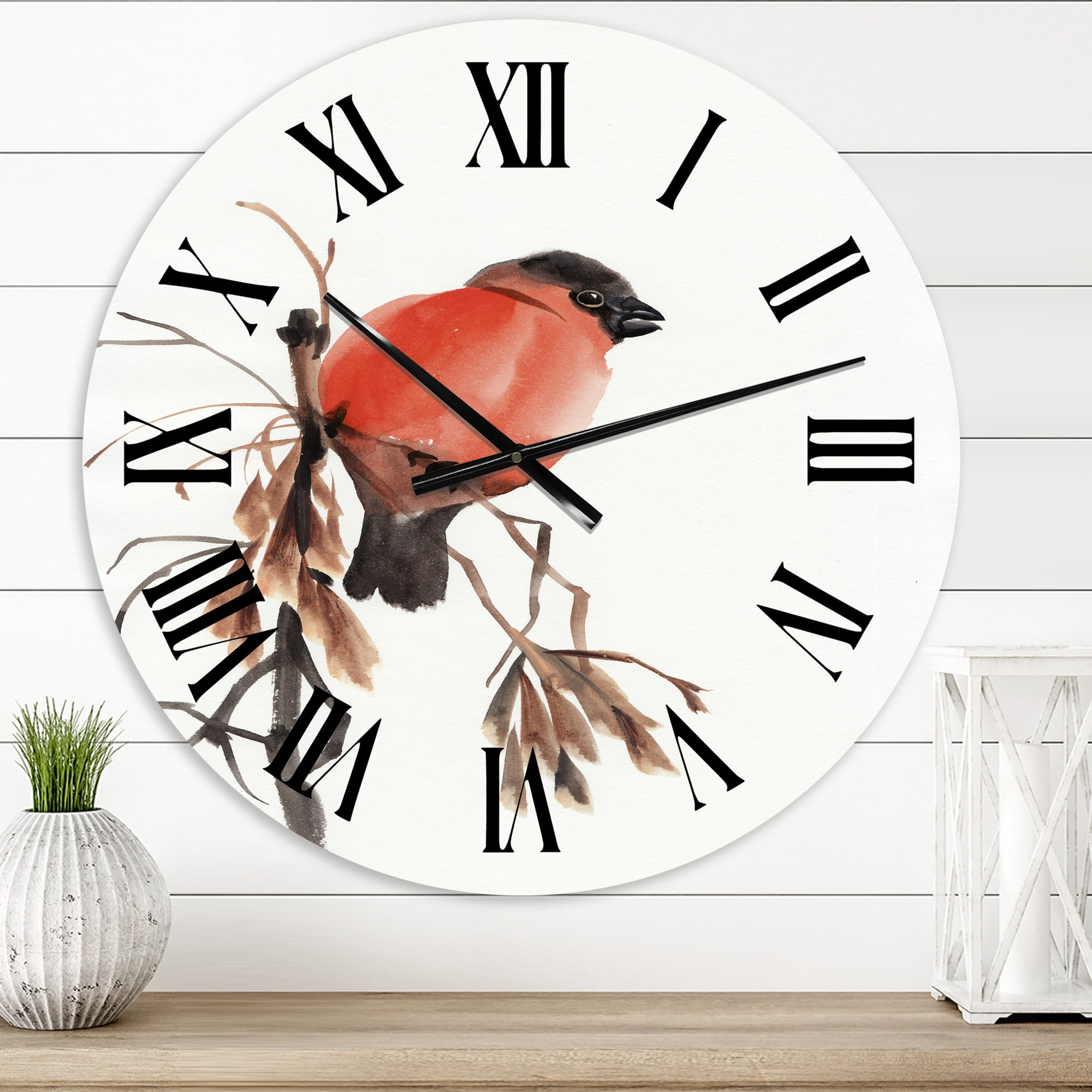 Designart 1 in Traditional Wall Clock