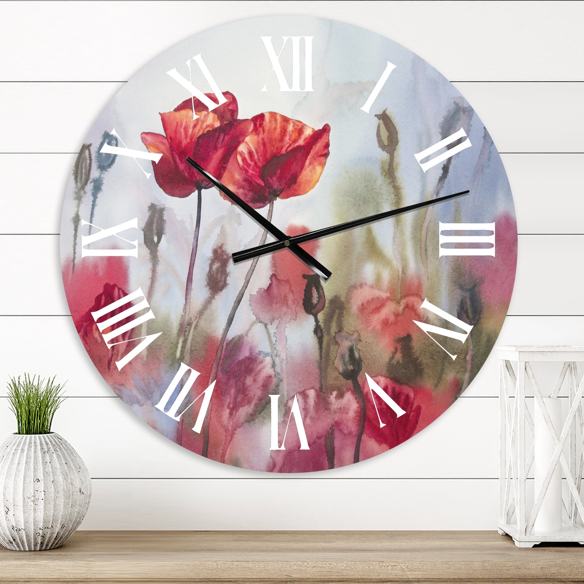 Designart 1 in Traditional Wall Clock