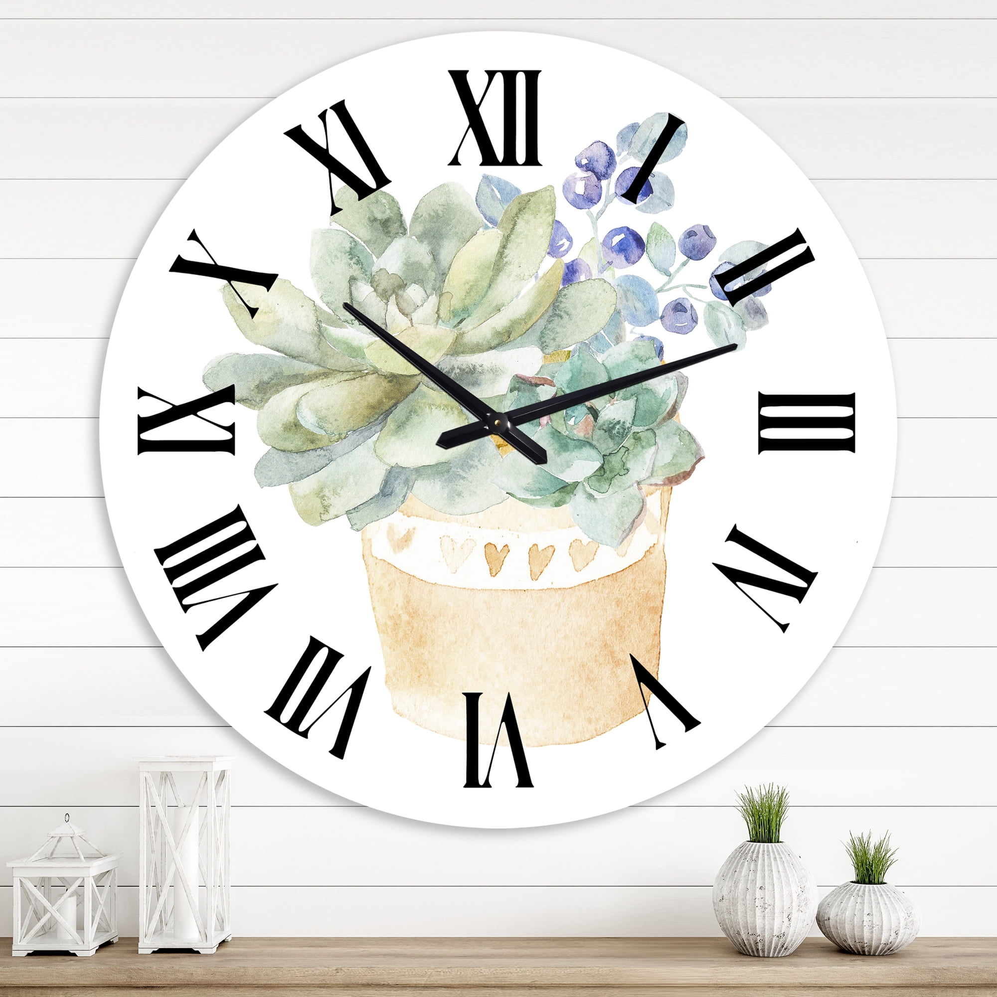 Designart 1 in Traditional Wall Clock