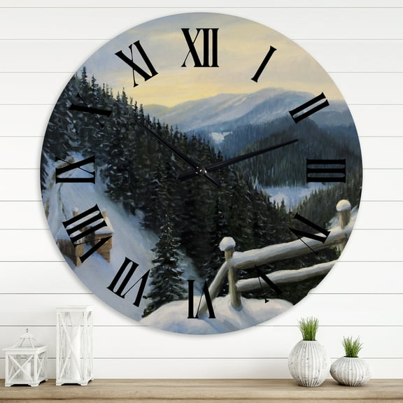 Designart 1 in Traditional Wall Clock