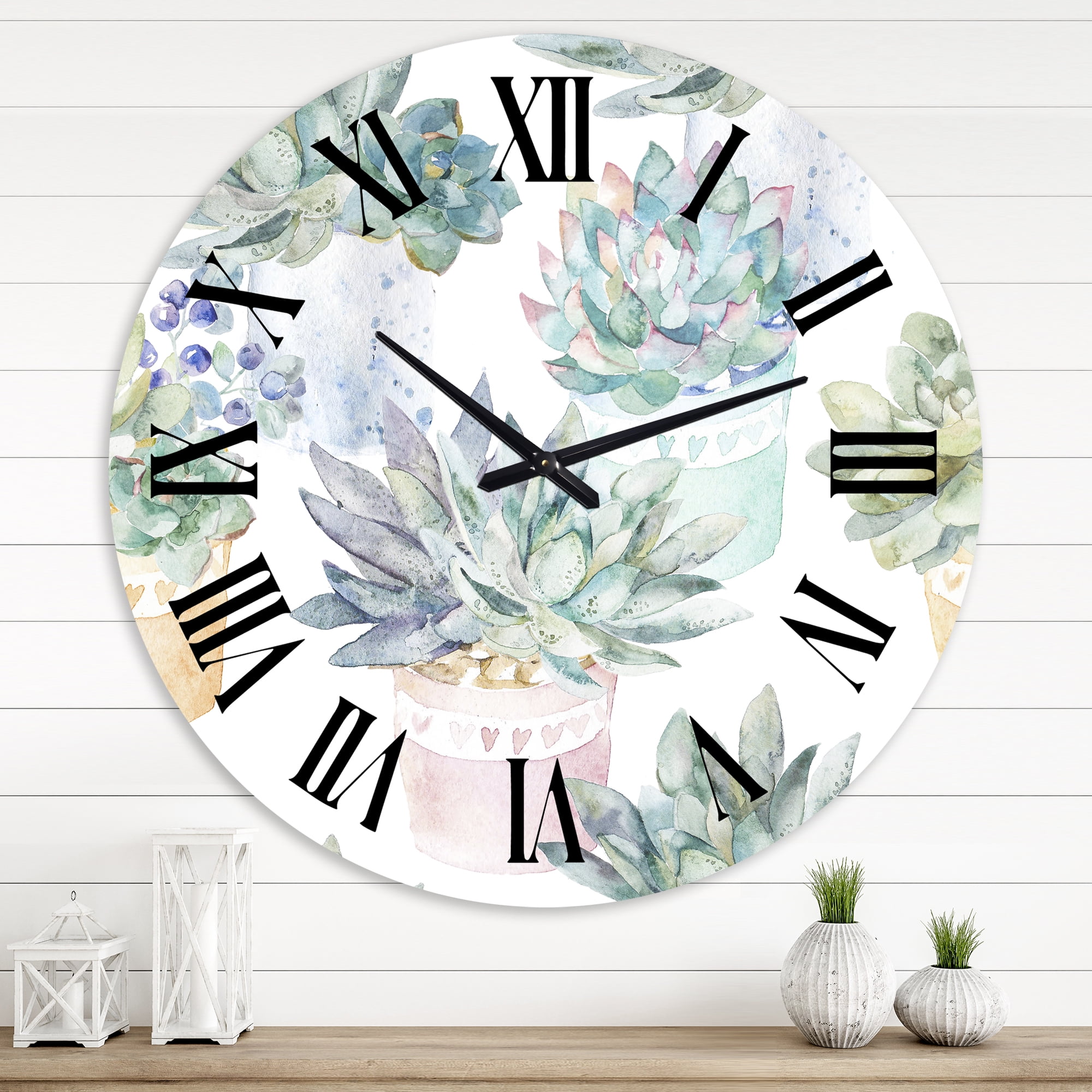 Designart 1 in Traditional Wall Clock
