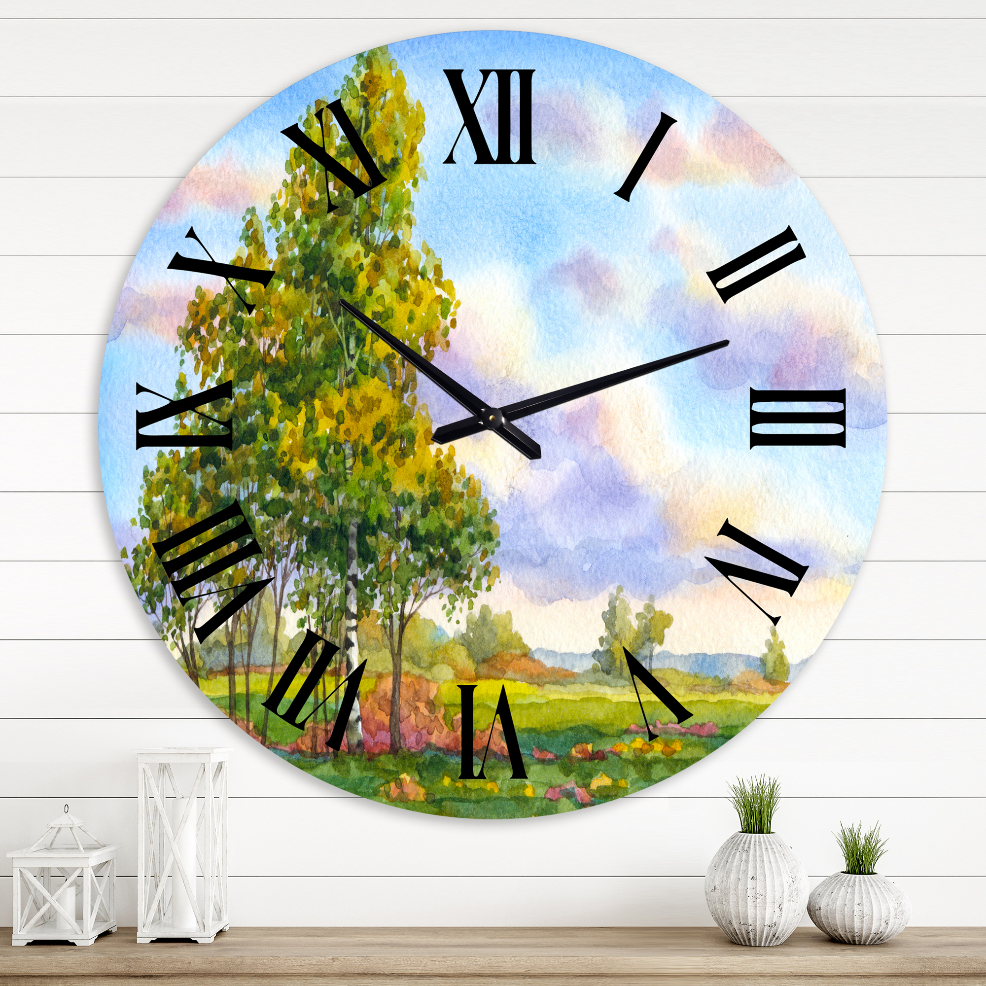 Designart 1 in Traditional Wall Clock