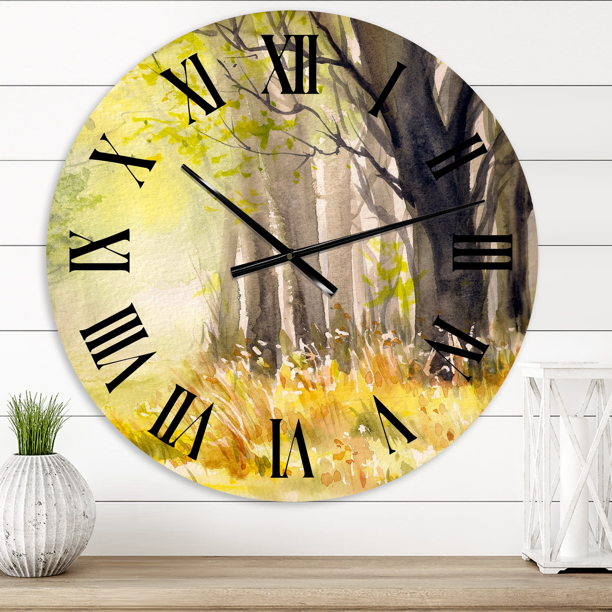 Designart 1 in Traditional Wall Clock