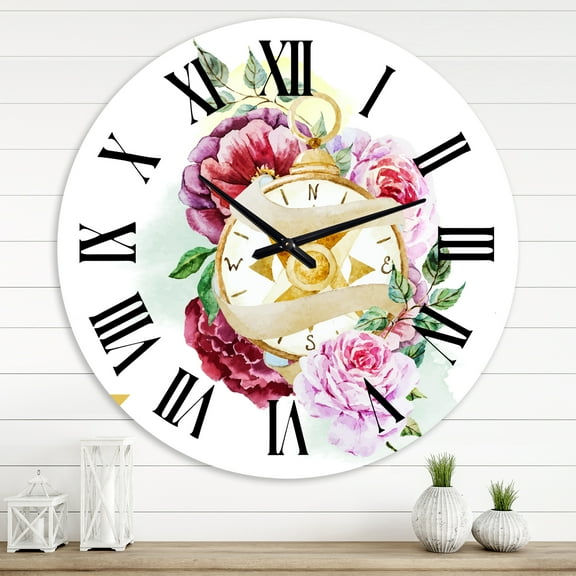 Designart 1 in Traditional Wall Clock