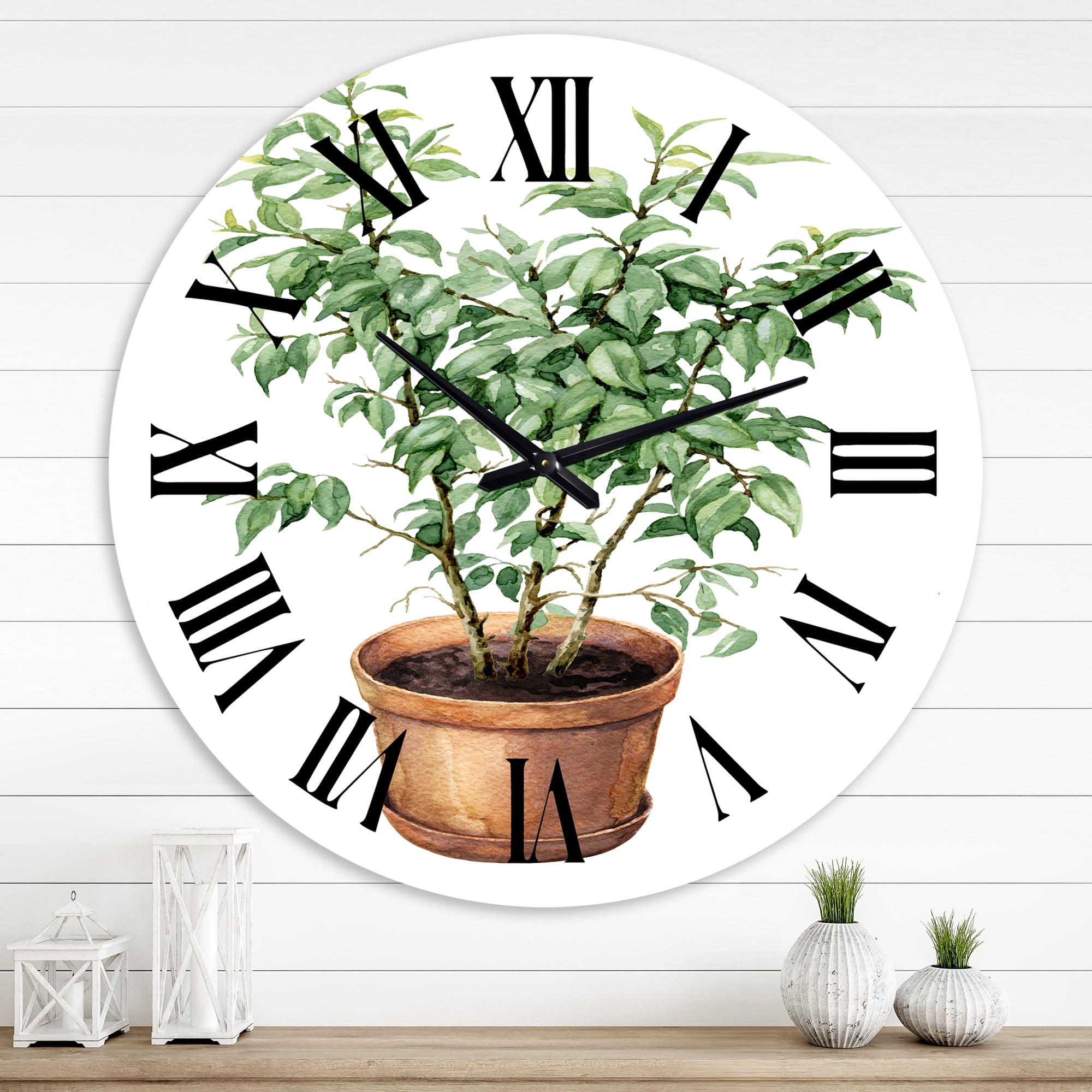 Designart 1 in Traditional Wall Clock