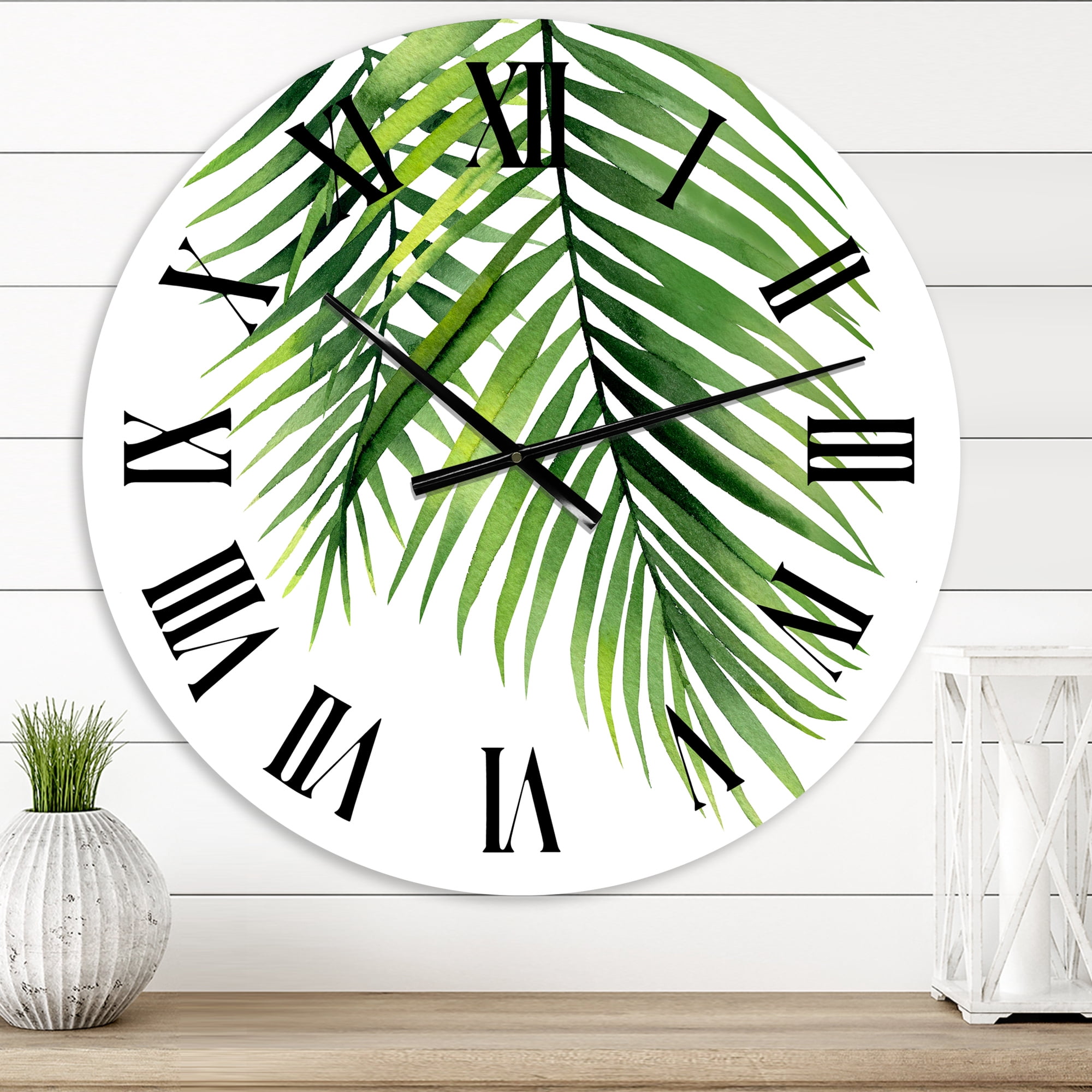 Designart 1 in Tropical Wall Clock