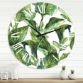 thumbnail image 1 of Designart 1 in Tropical Wall Clock, 1 of 5